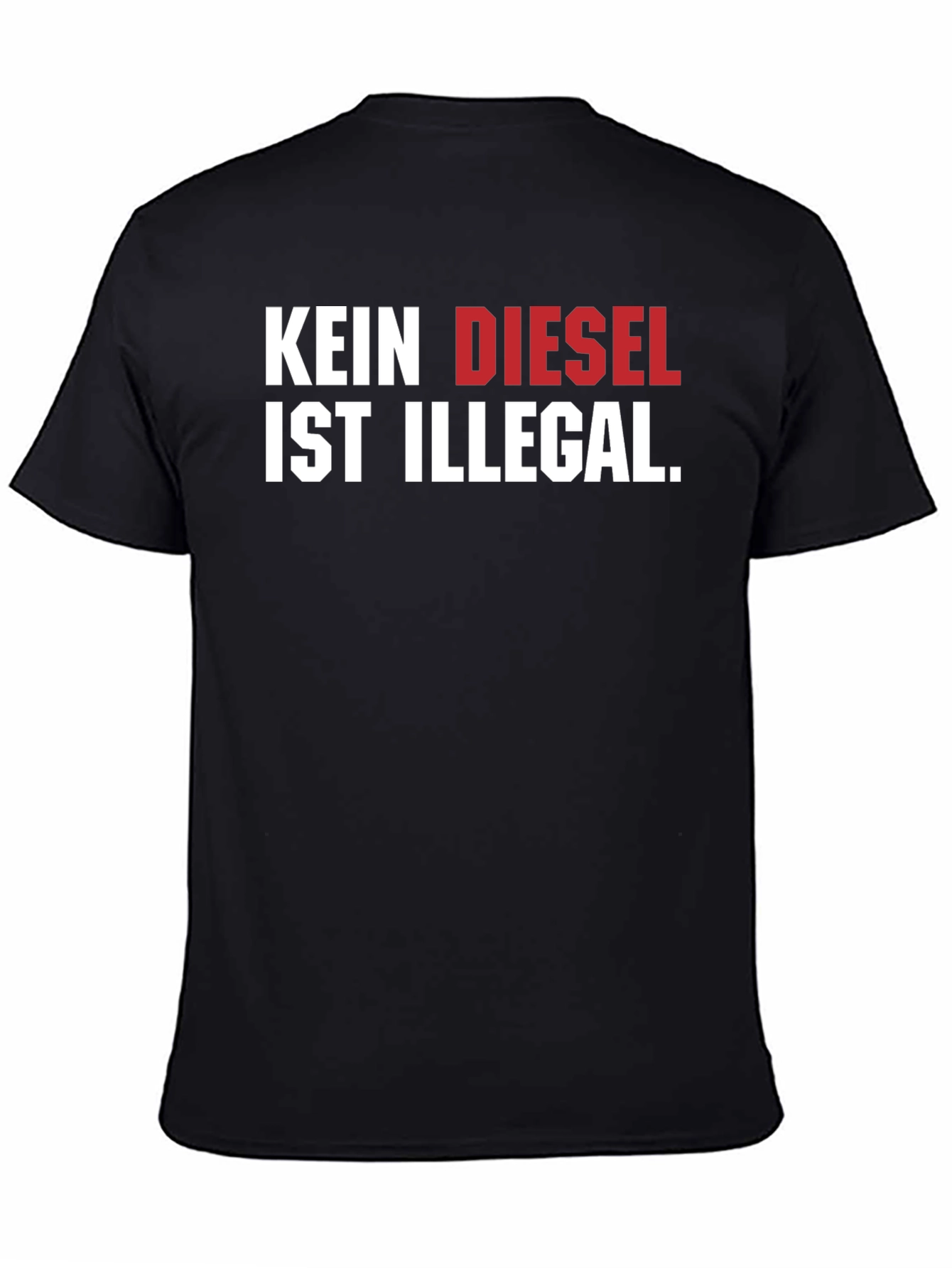 Kein Diesel Ist Illegal T-Shirt - Black