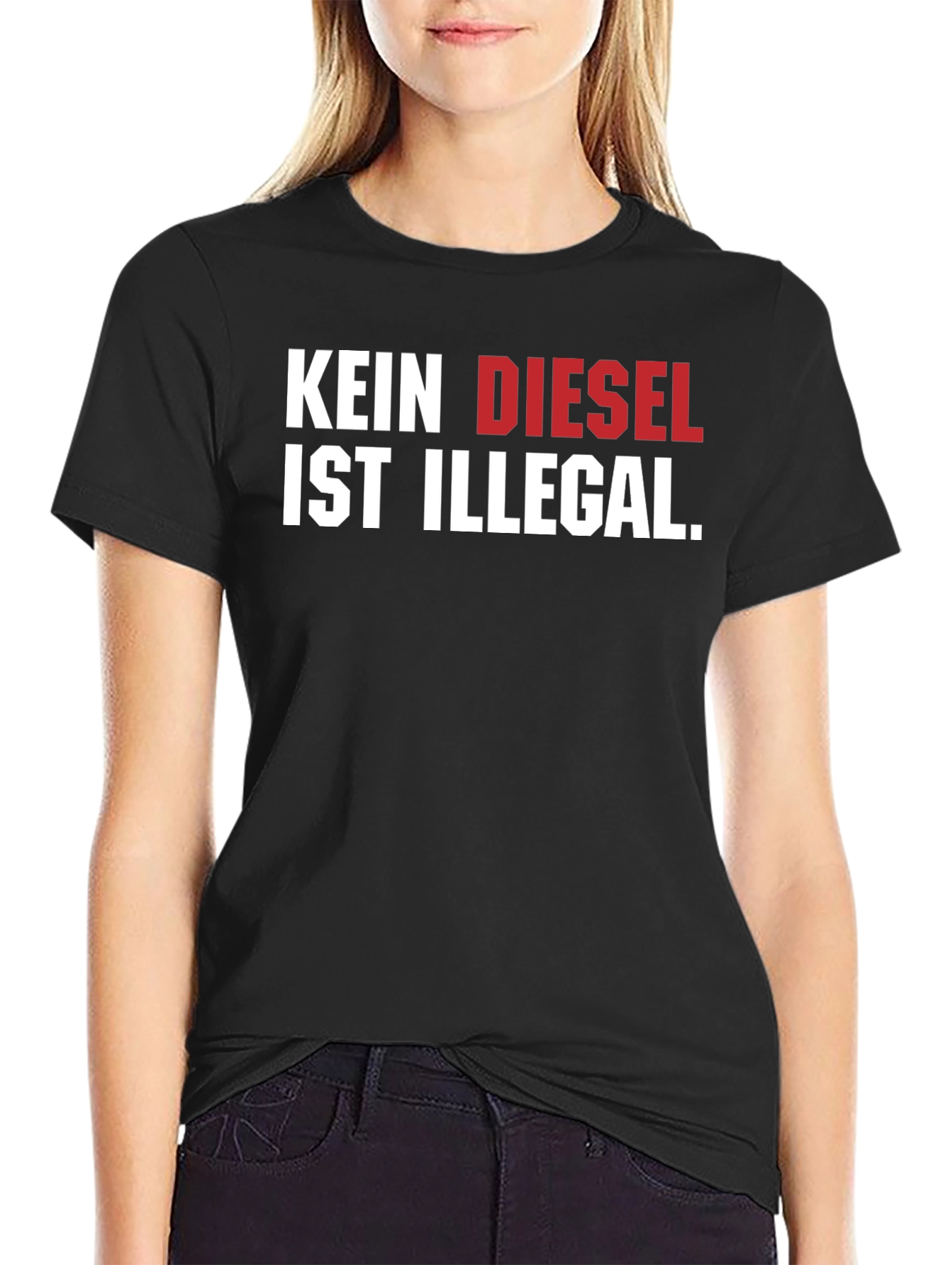 Kein Diesel Ist Illegal T-Shirt - Black