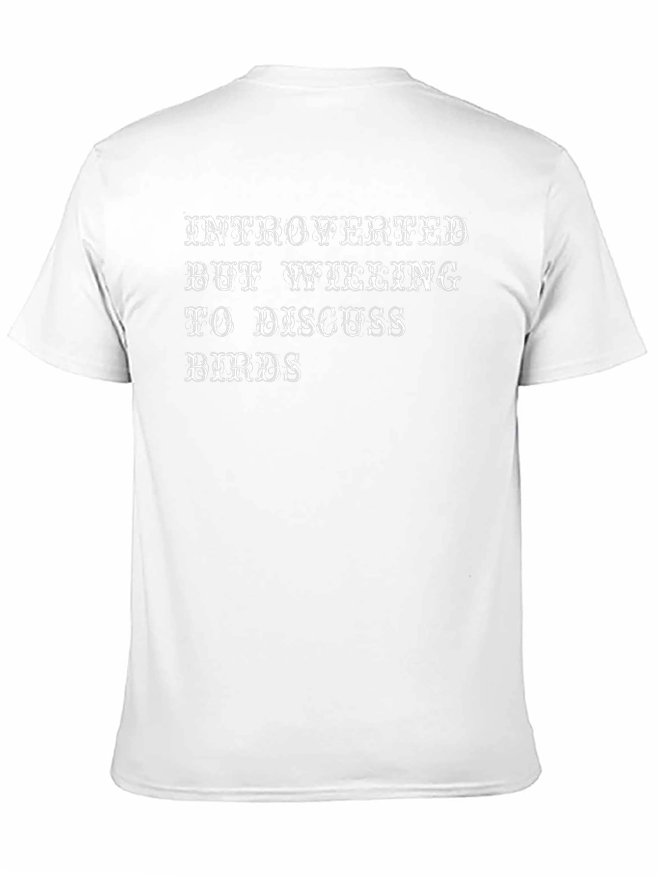 Introverted Bird Lover T-Shirt - Black