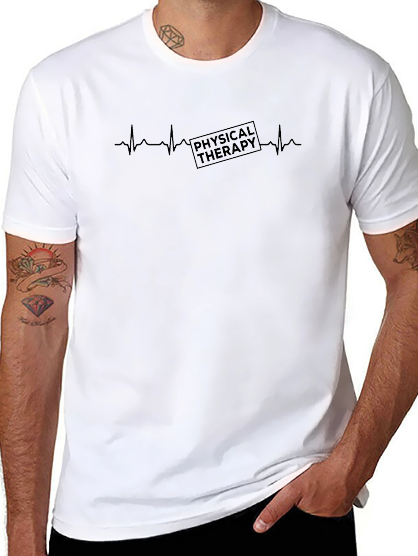 Physical Therapy EKG T-Shirt - Stylish & Comfortable