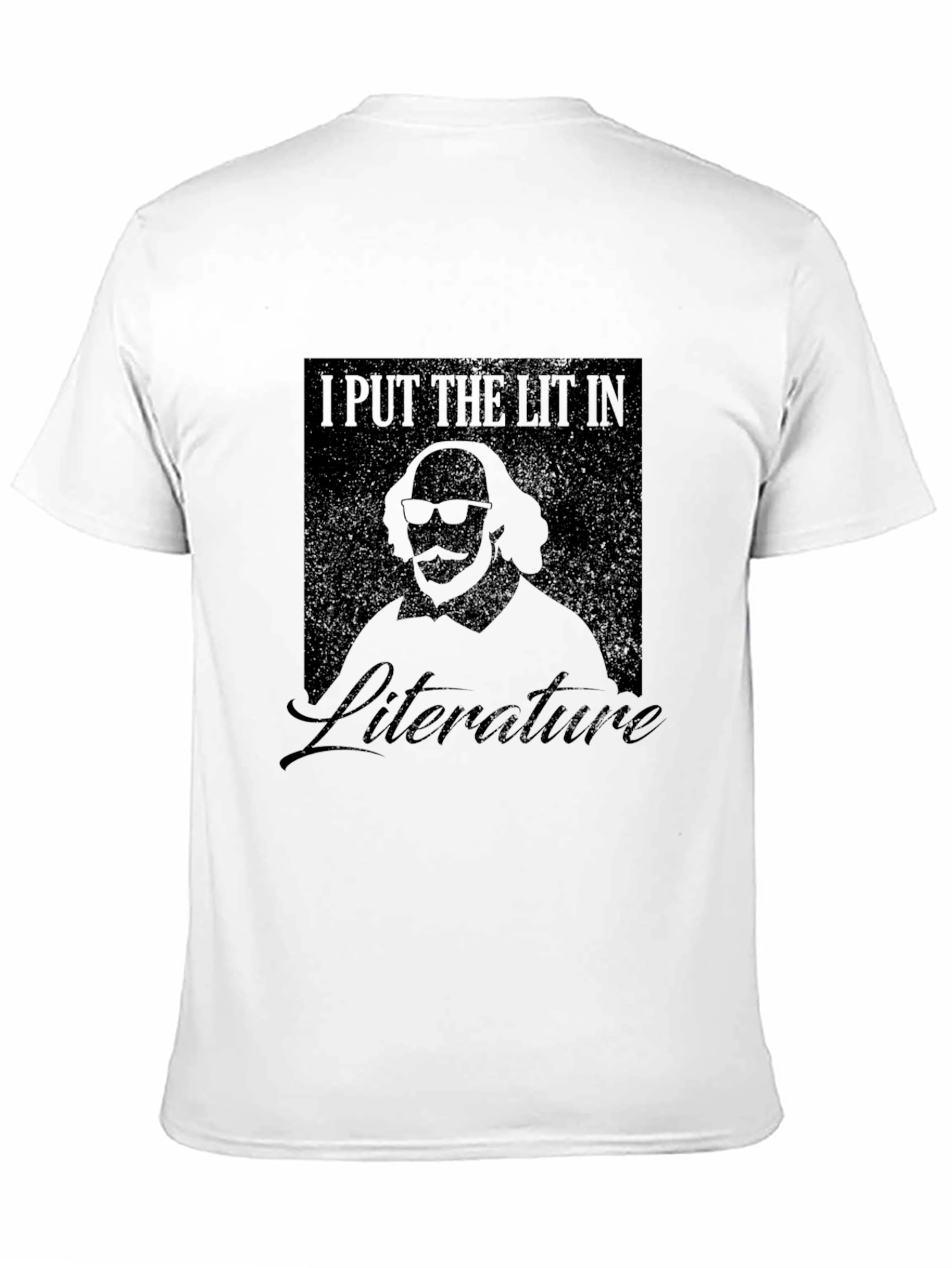 I Put The Lit In Literature Black T-Shirt