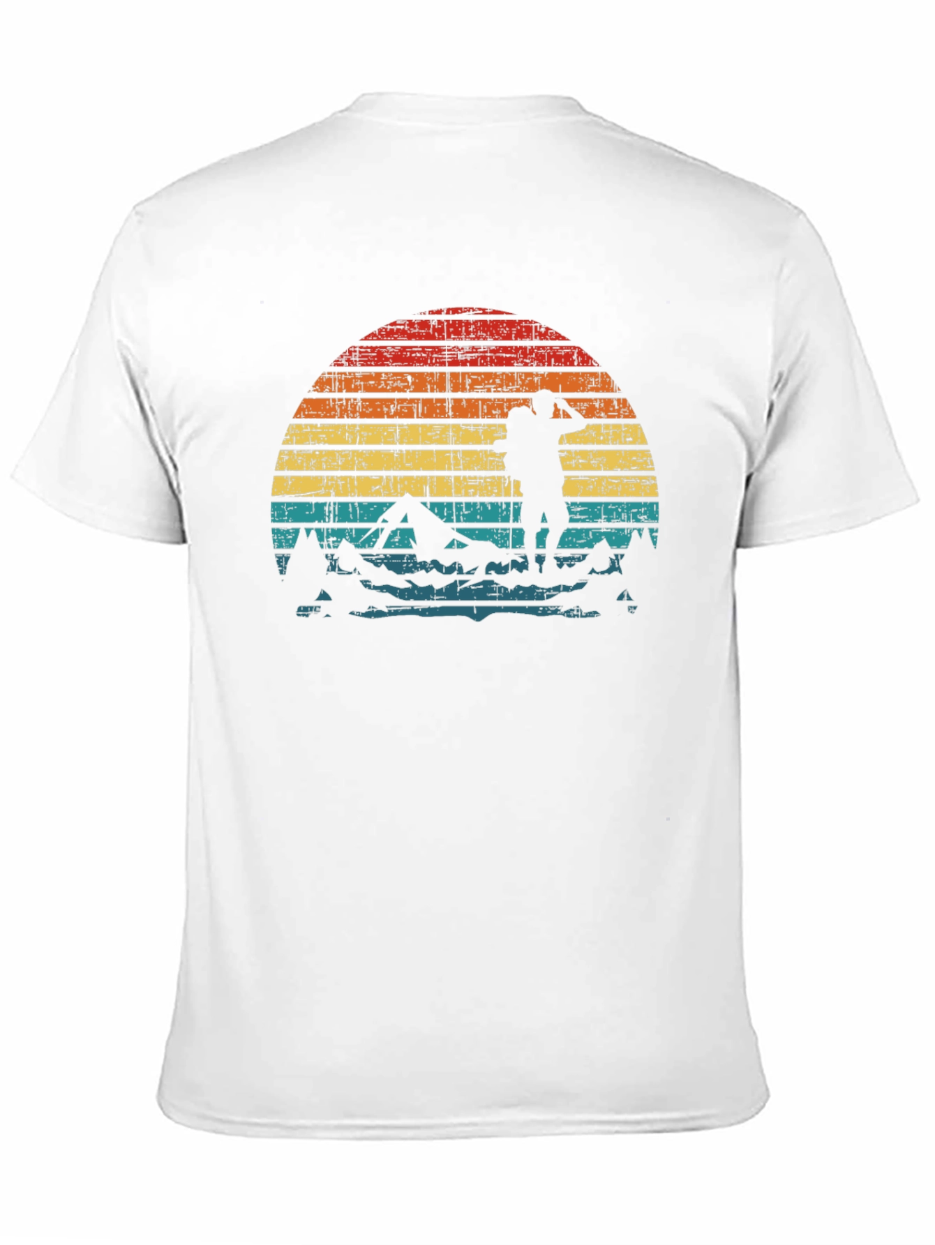 Retro Hiker Sunset Graphic Tee