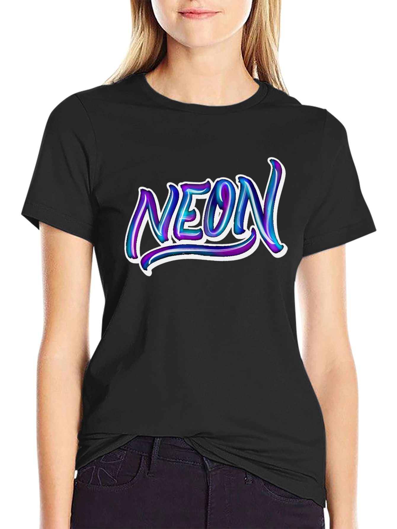 Neon Graphic T-Shirt - Stylish Mens Tee