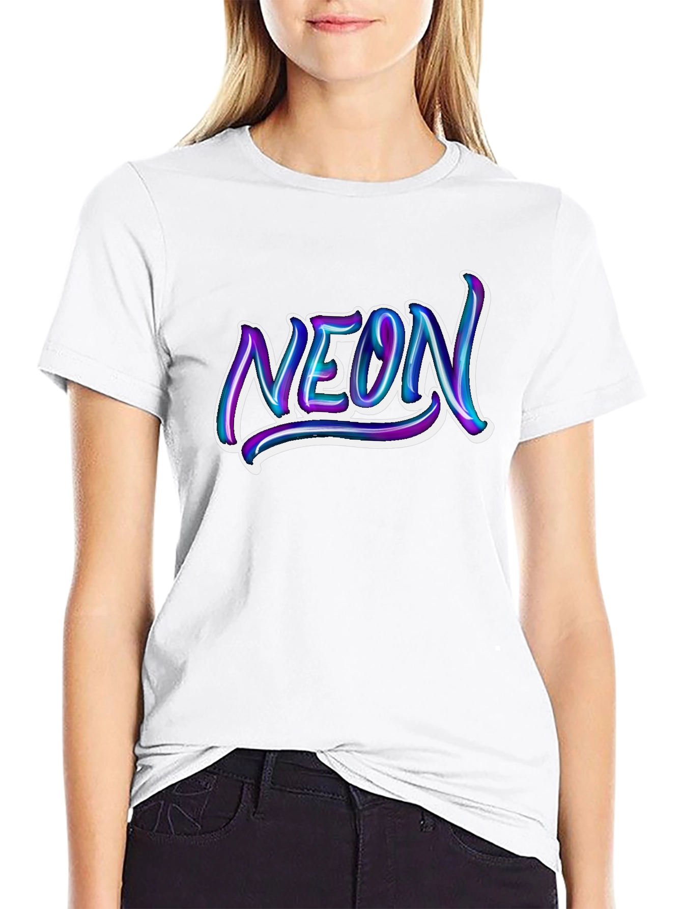 Neon Graphic T-Shirt - Stylish Mens Tee