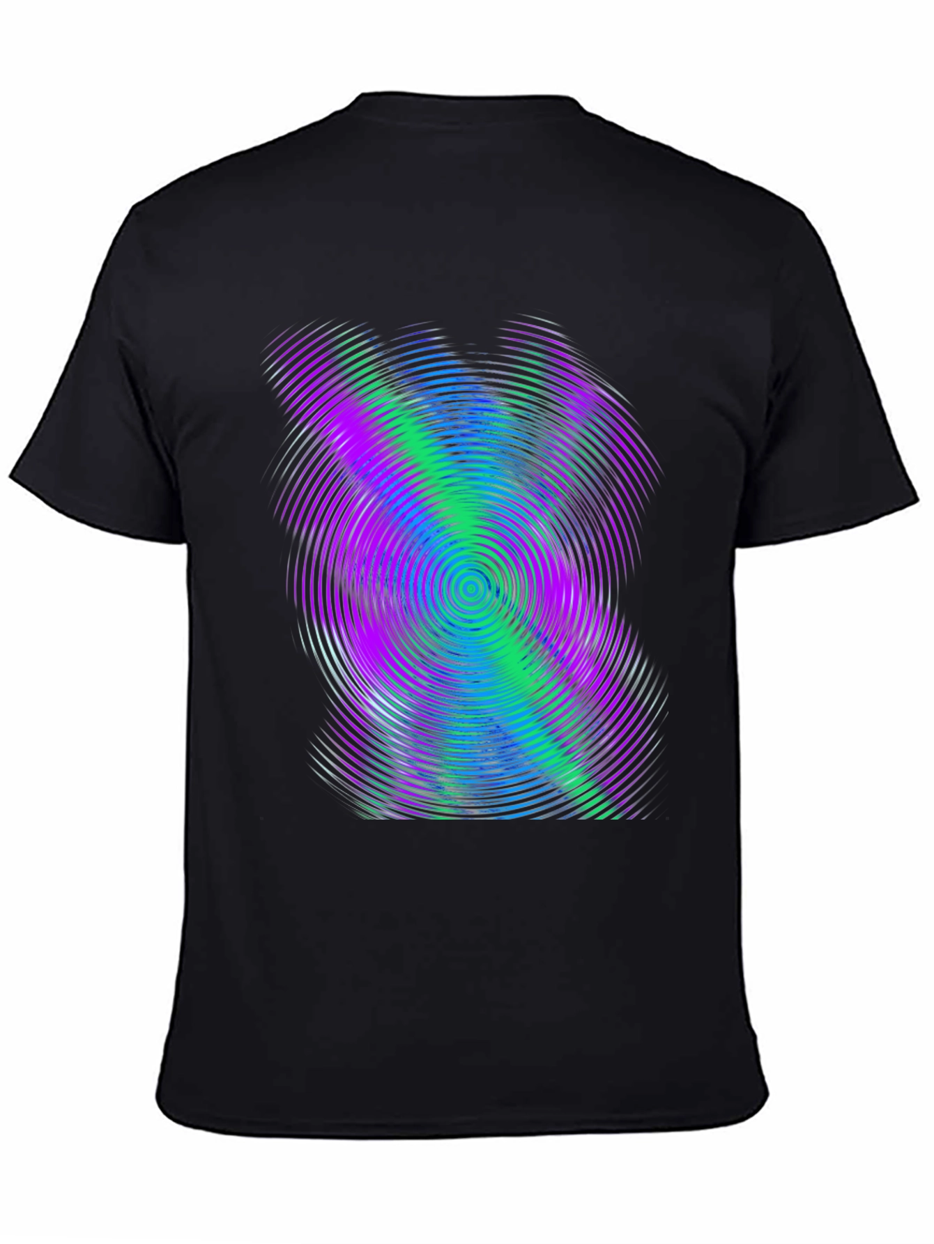 Abstract Swirl Graphic T-Shirt
