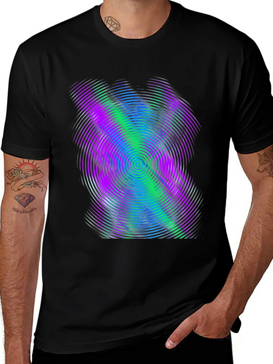 Abstract Swirl Graphic T-Shirt