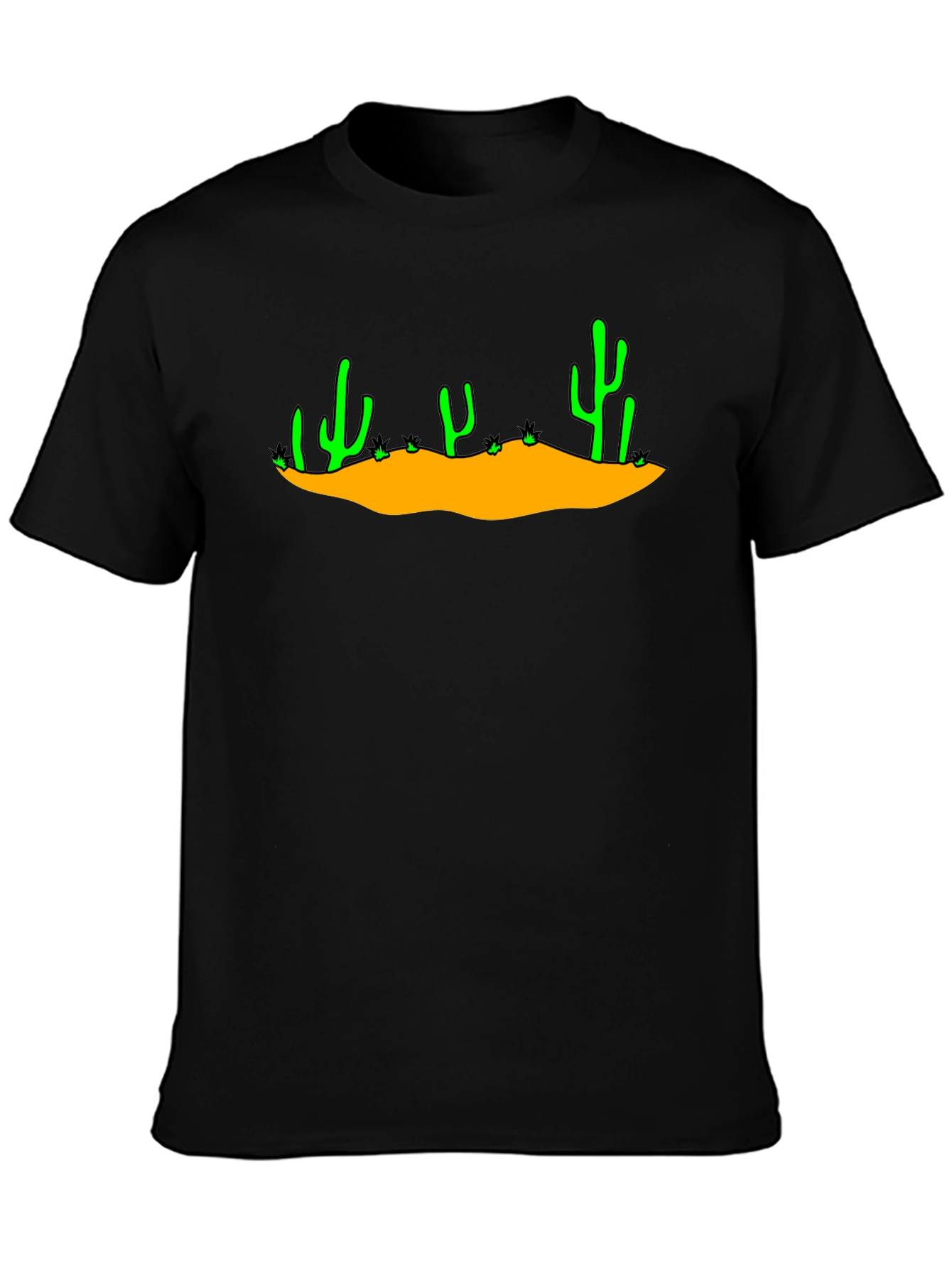 Cactus Desert Scene Graphic Tee