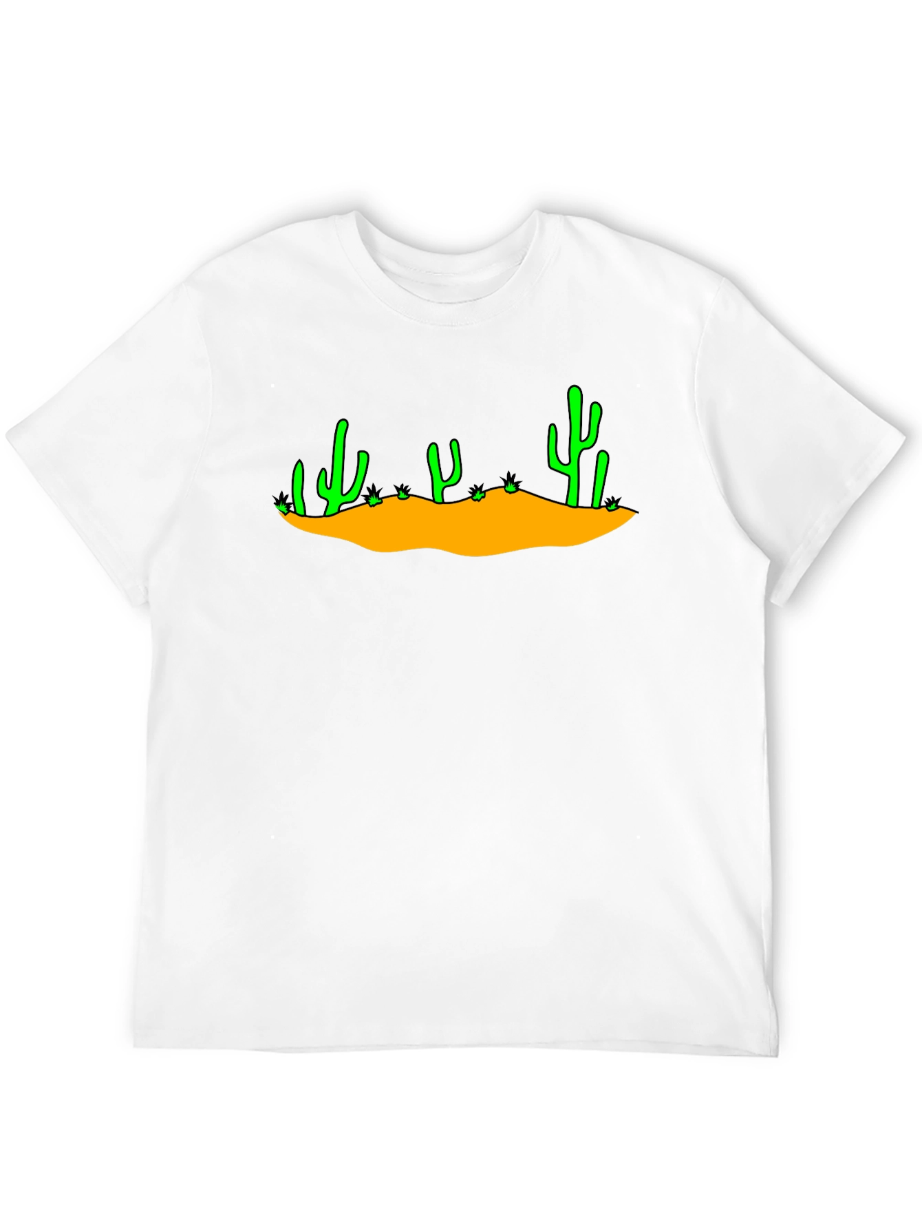 Cactus Desert Scene Graphic Tee