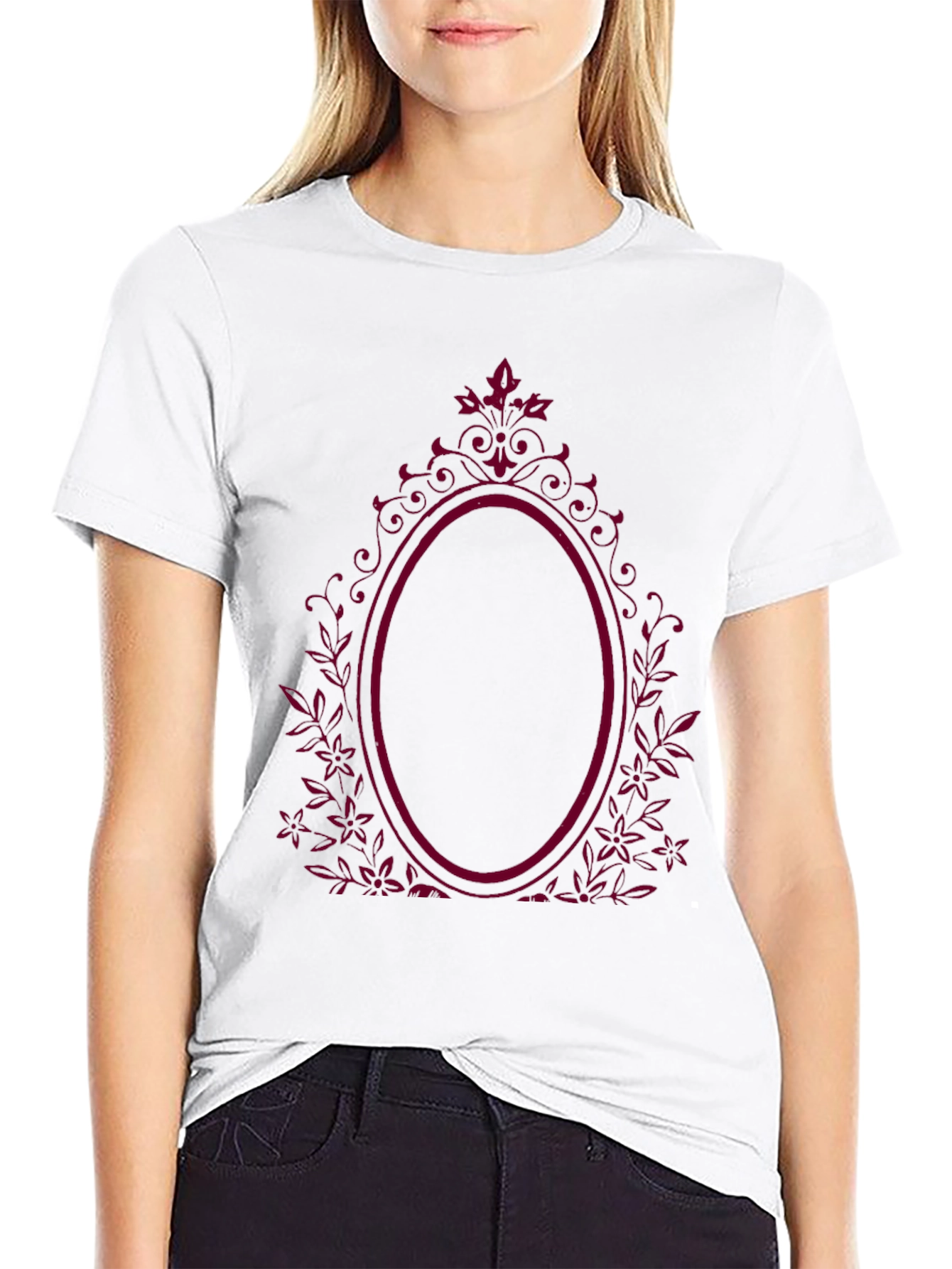 Elegant Framed Graphic Tee