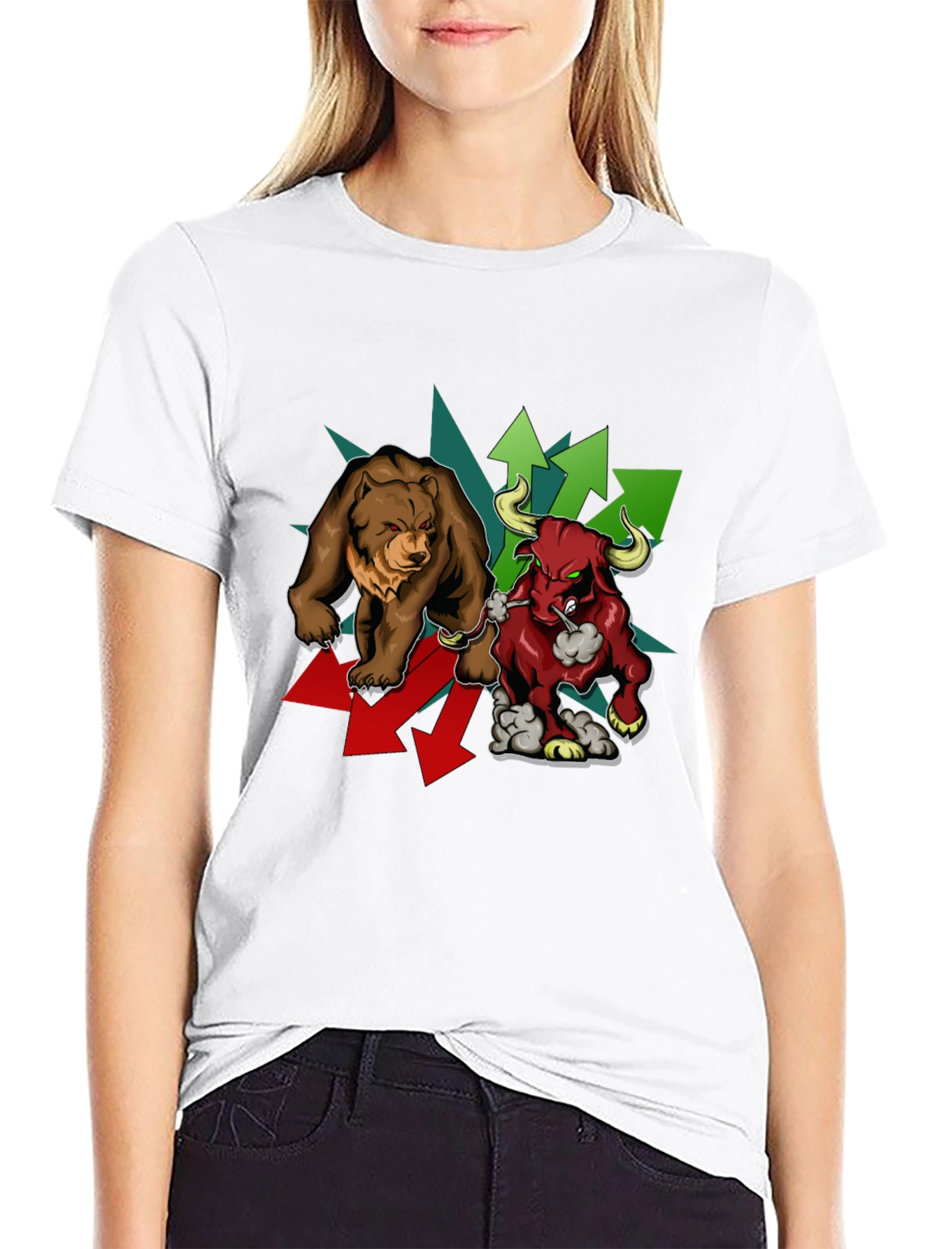 Stock Market Bear and Bull T-Shirt