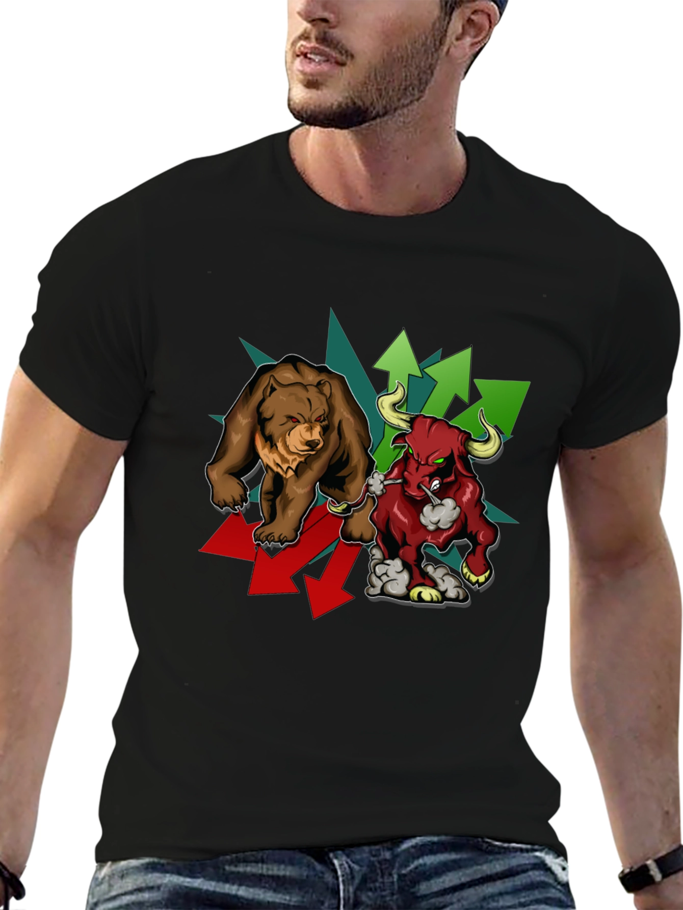 Stock Market Bear and Bull T-Shirt
