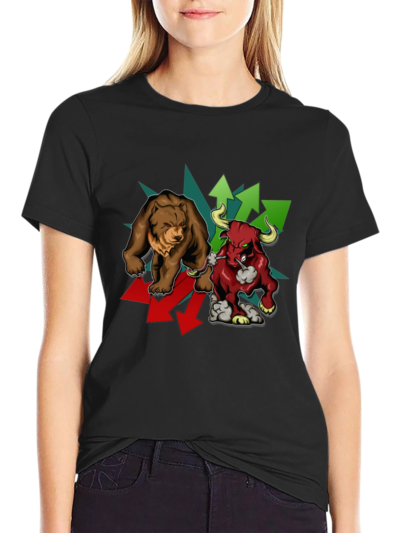 Stock Market Bear and Bull T-Shirt