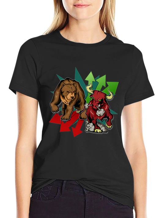 Stock Market Bear and Bull T-Shirt