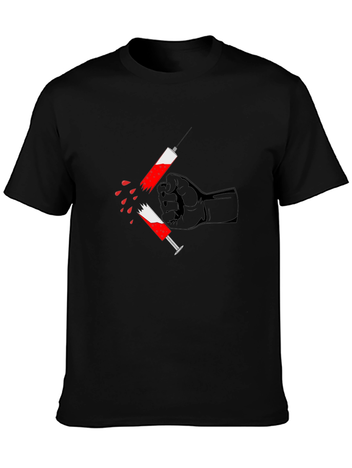 Anti-Drug Graphic Tee - Black