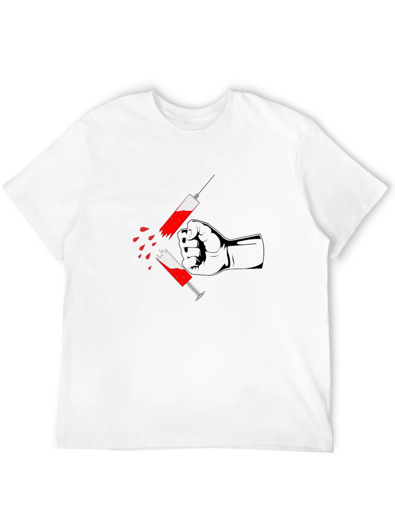 Anti-Drug Graphic Tee - Black