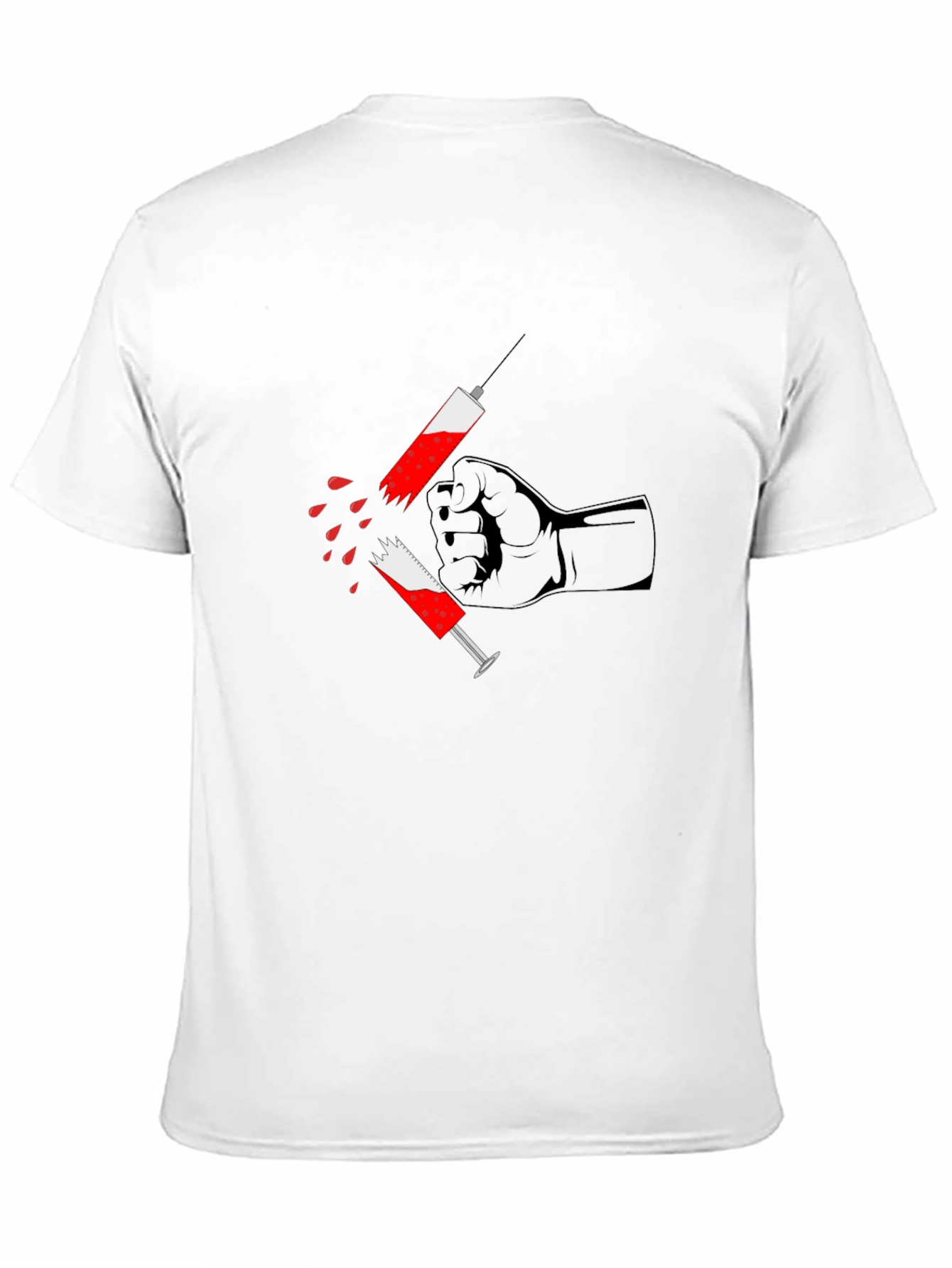 Anti-Drug Graphic Tee - Black