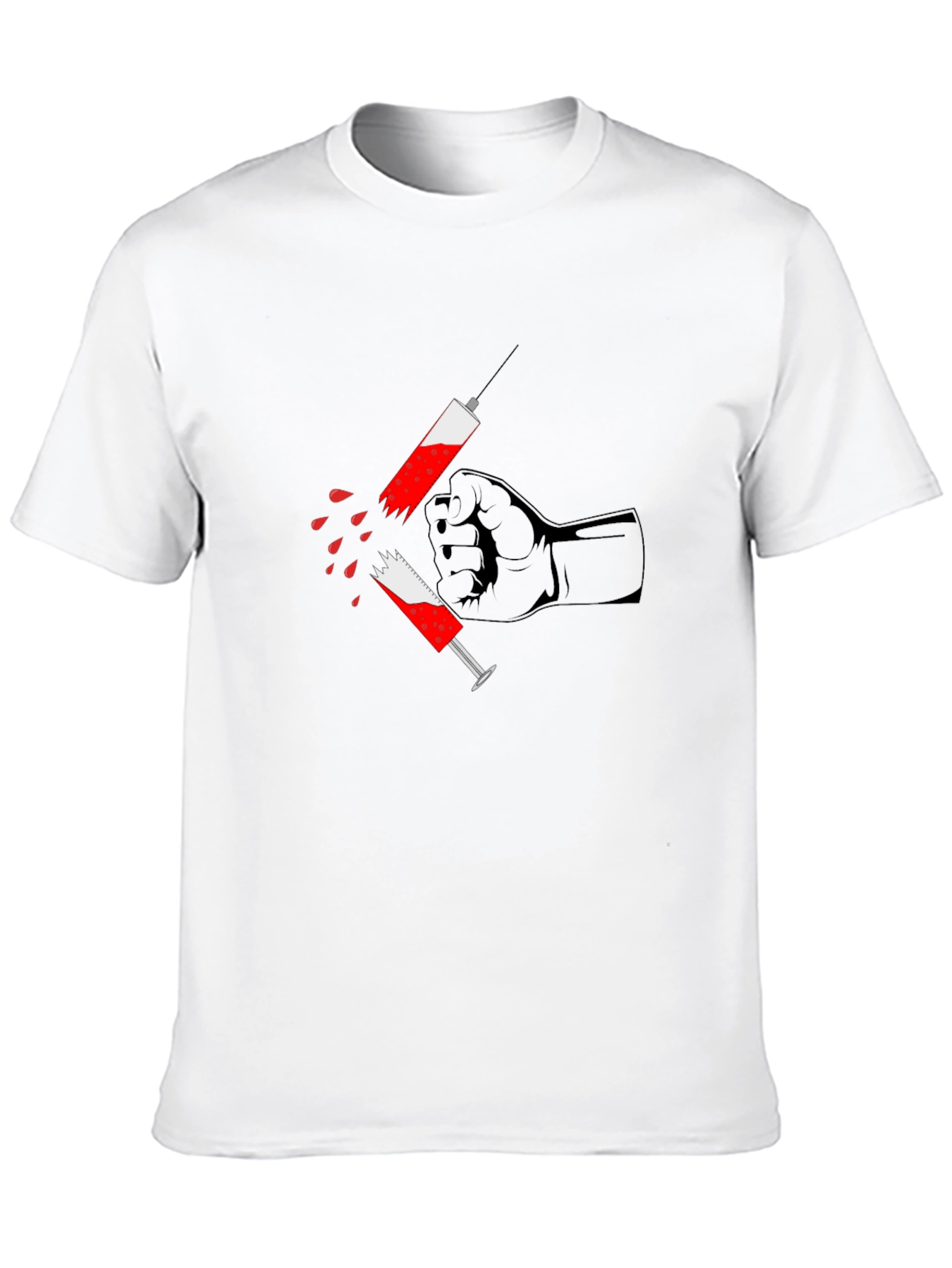 Anti-Drug Graphic Tee - Black