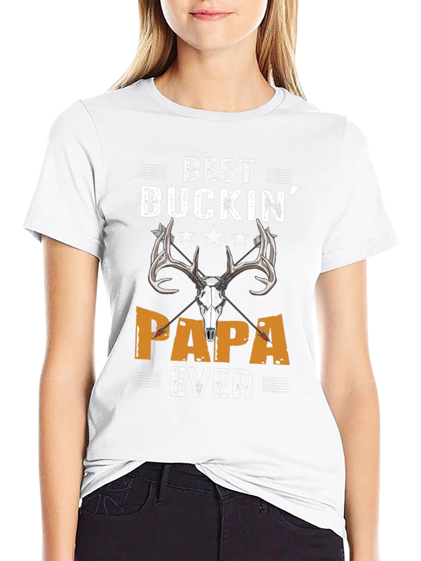 Best Buckin Papa Ever T-Shirt