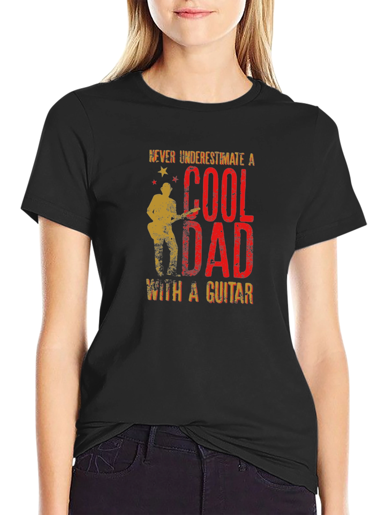 Cool Dad Guitar T-Shirt - Perfect Fathers Day Gift