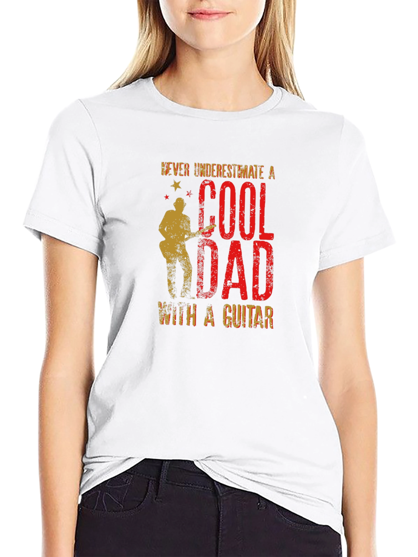 Cool Dad Guitar T-Shirt - Perfect Fathers Day Gift