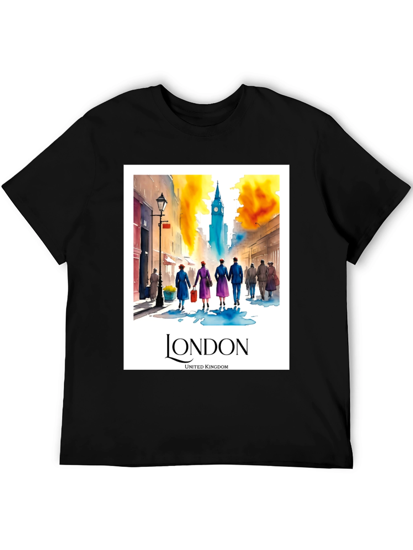 London Travel T-Shirt - United Kingdom Souvenir Tee
