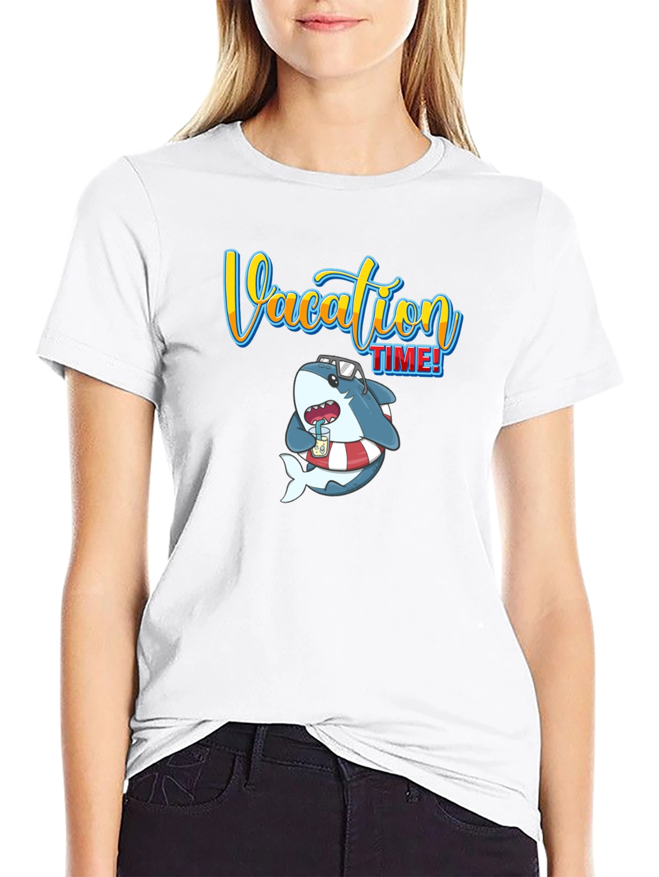 Vacation Time Shark T-Shirt