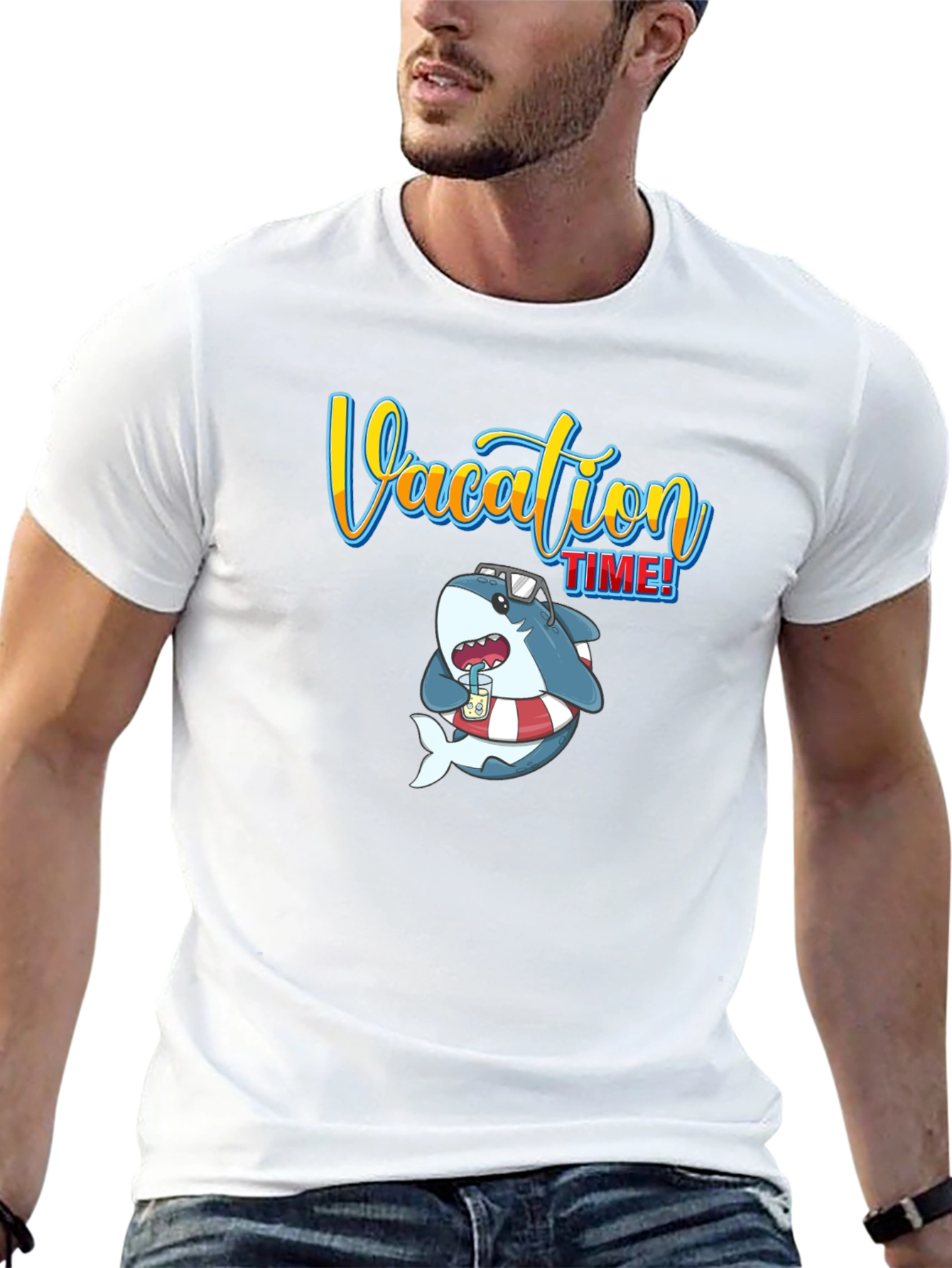 Vacation Time Shark T-Shirt