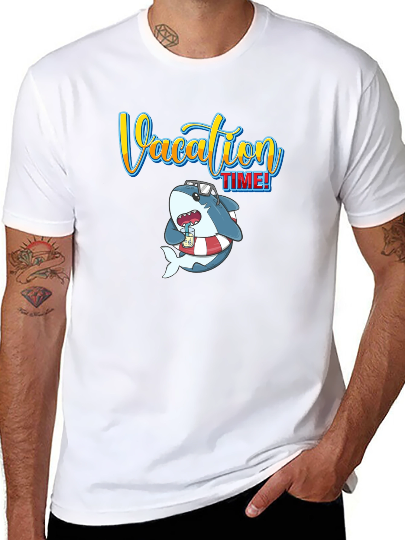 Vacation Time Shark T-Shirt