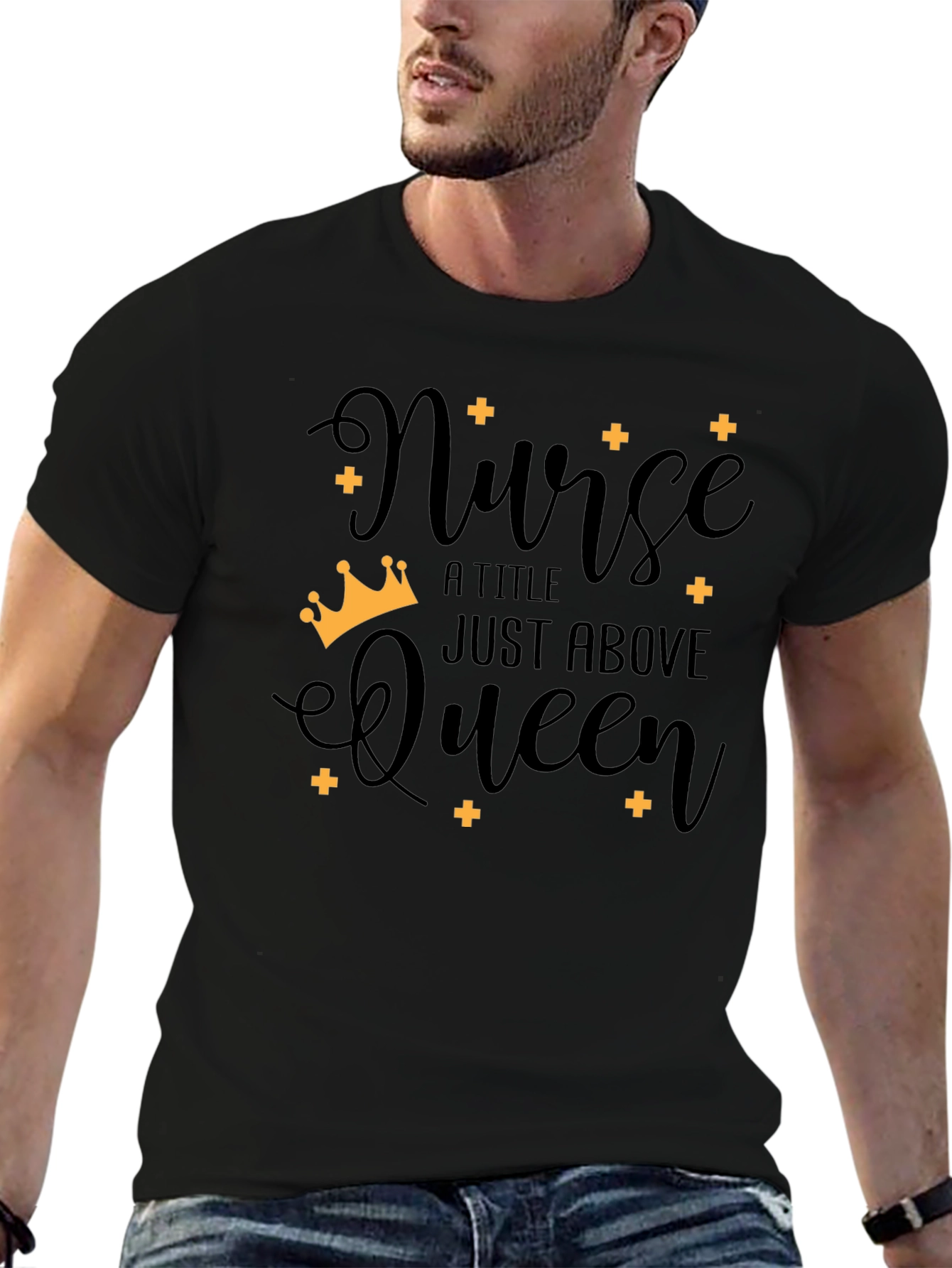 Nurse Queen T-Shirt - Black