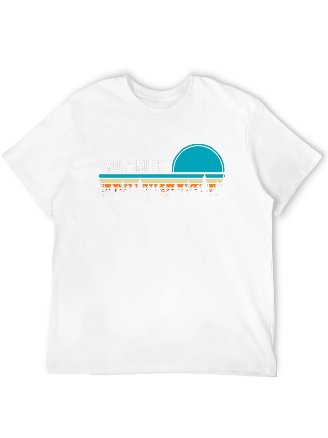 Yosemite Retro Graphic T-Shirt Black
