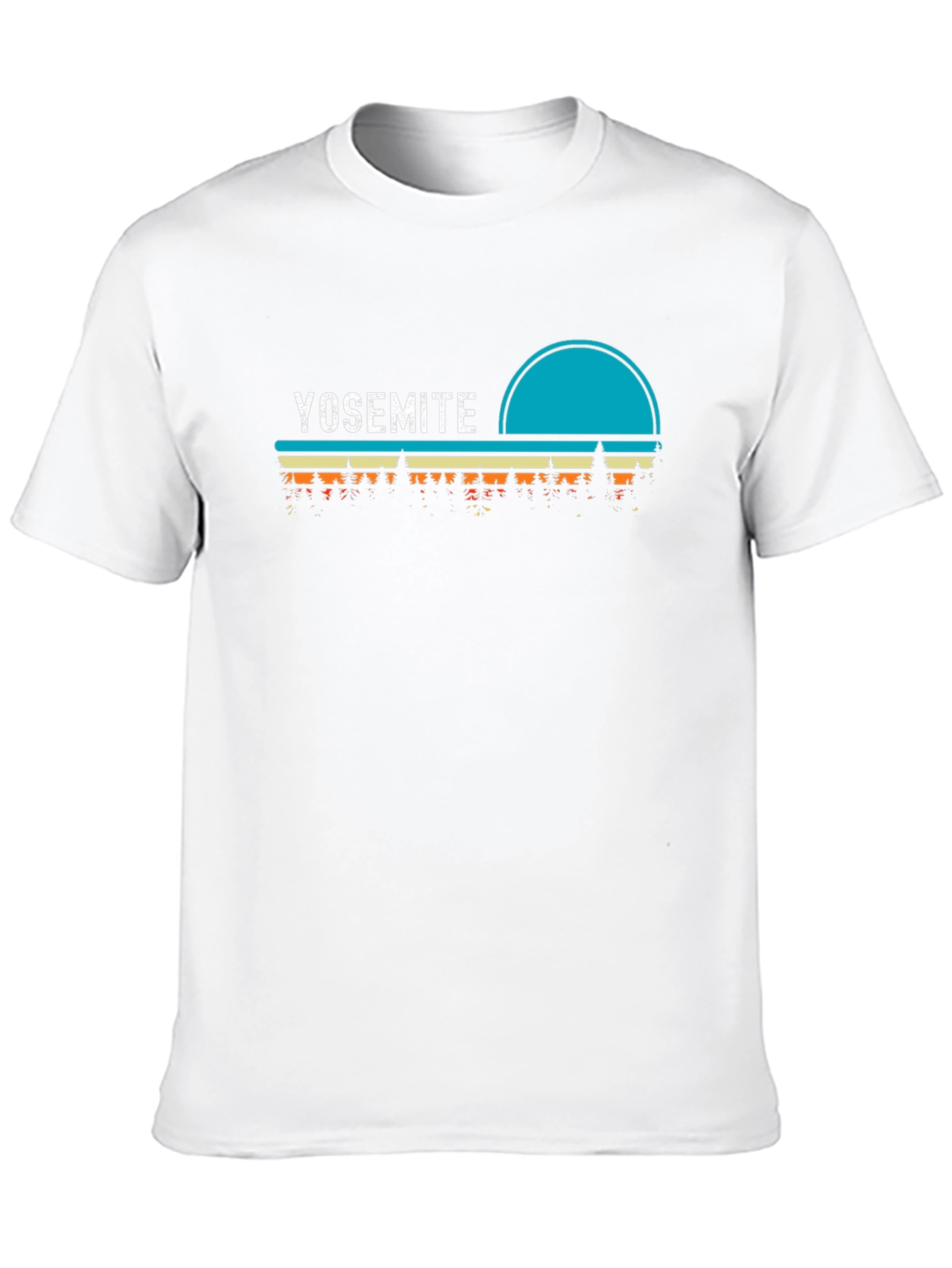 Yosemite Retro Graphic T-Shirt Black
