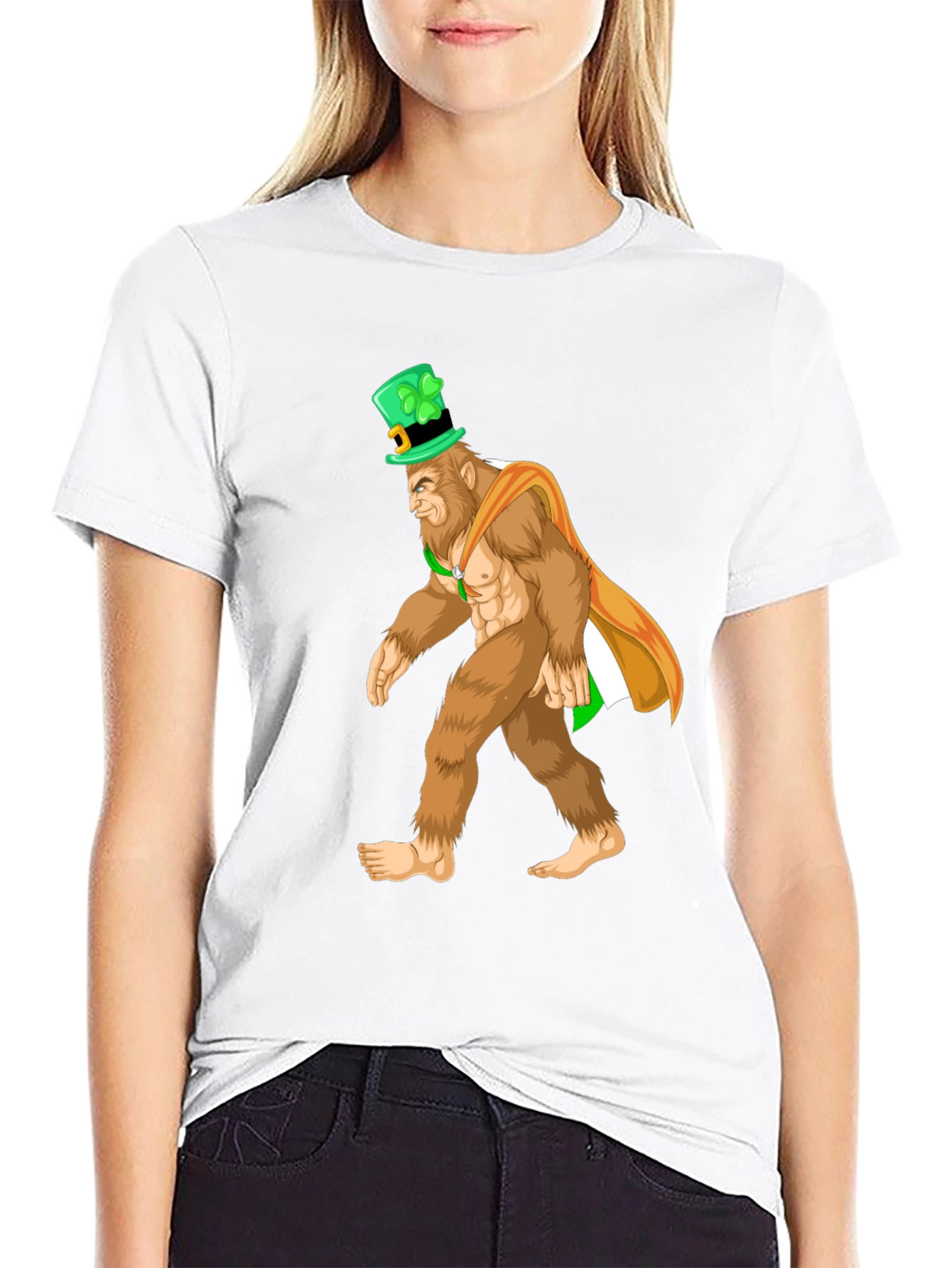 St Patricks Day Bigfoot T-Shirt
