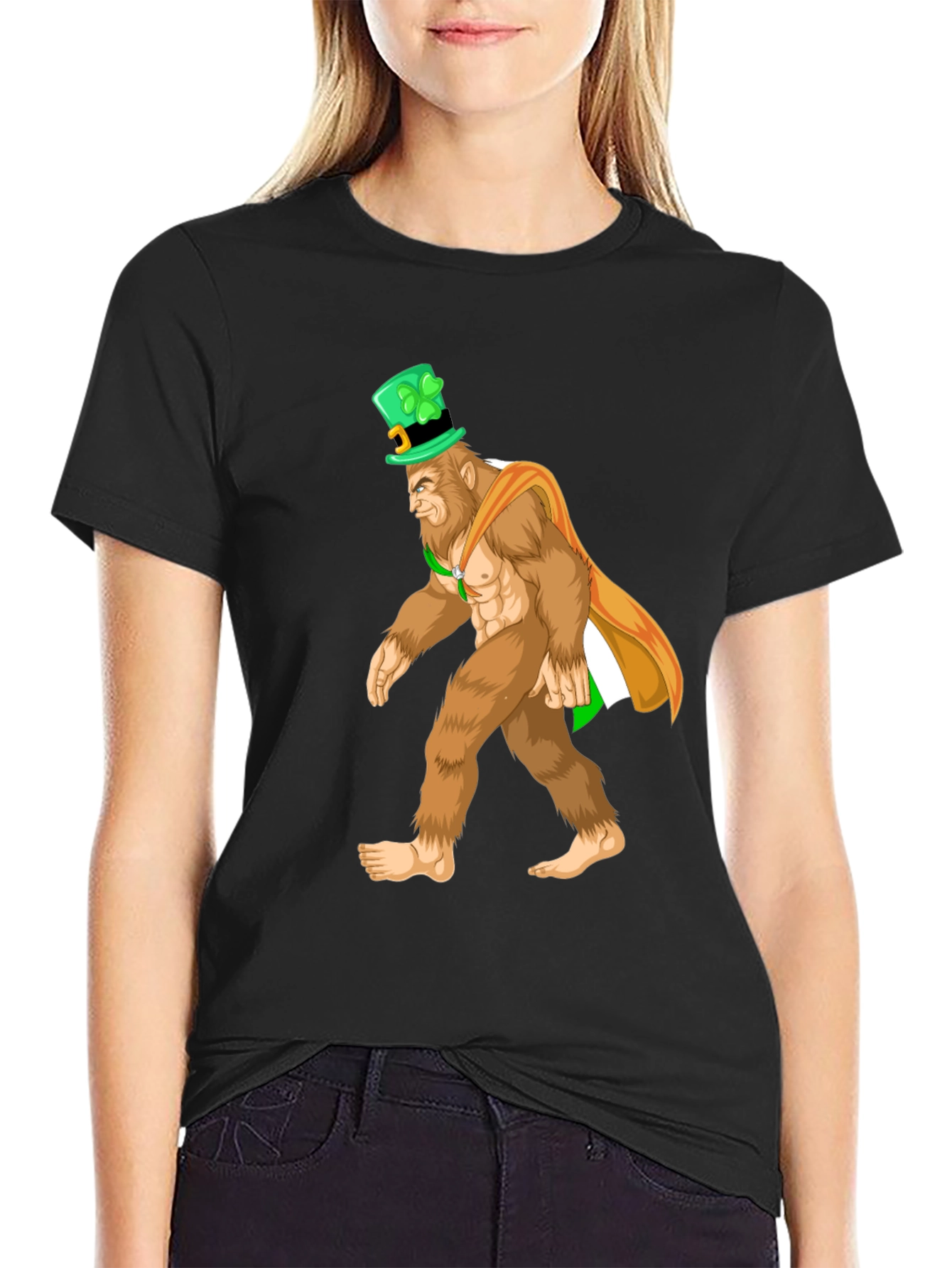 St Patricks Day Bigfoot T-Shirt