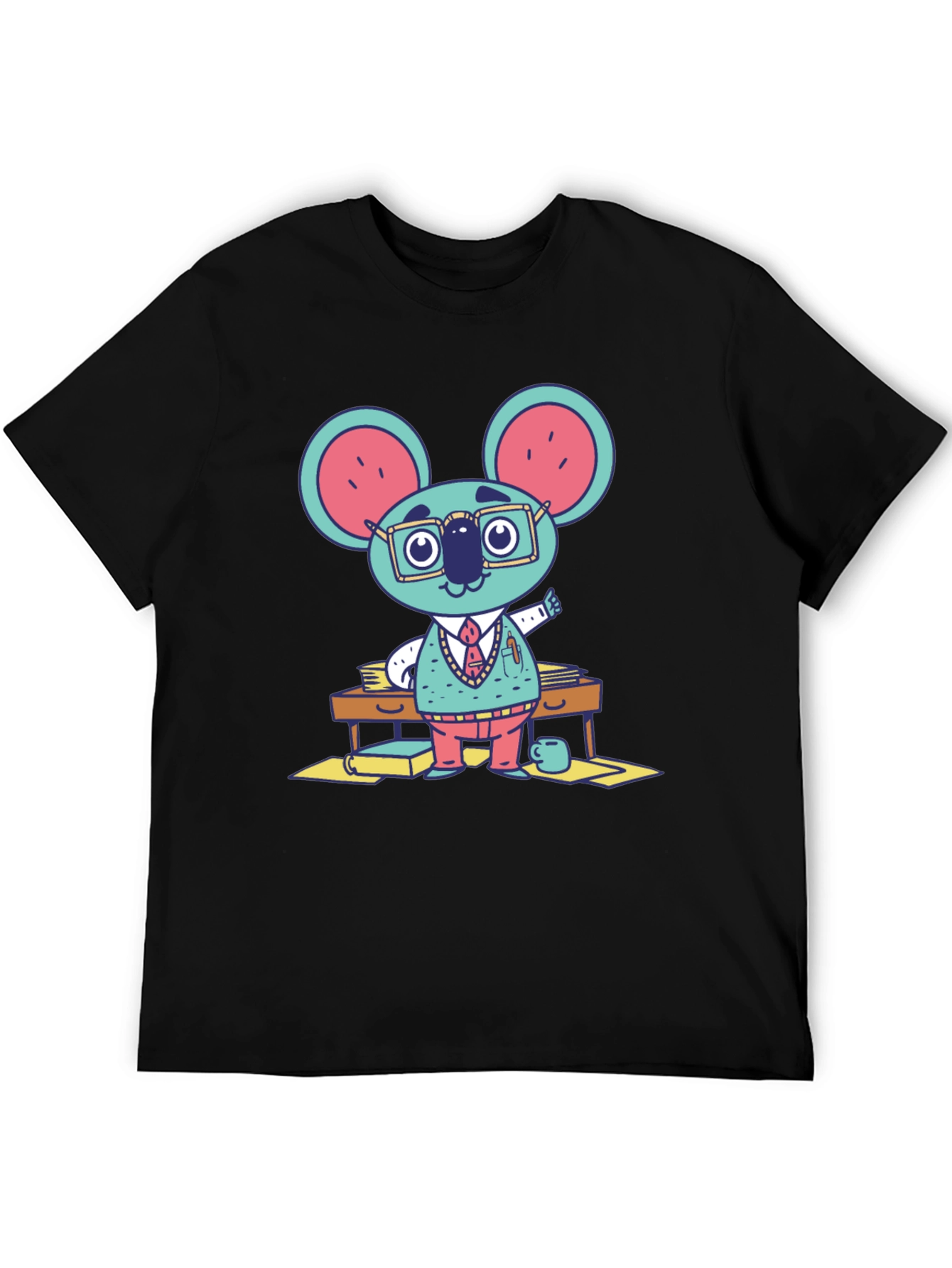 Quirky Koala Professor Graphic Tee