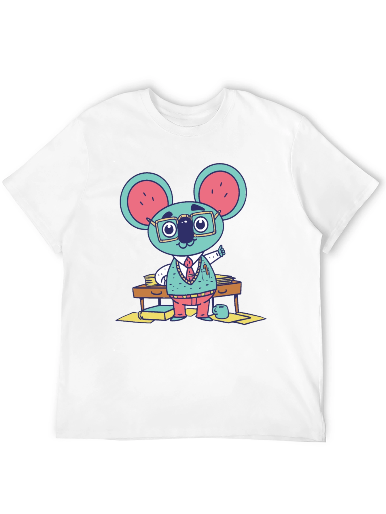 Quirky Koala Professor Graphic Tee