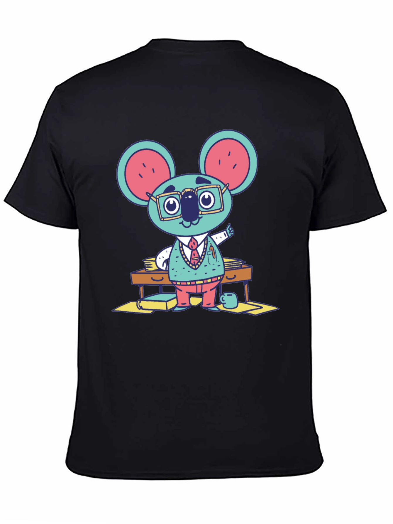 Quirky Koala Professor Graphic Tee