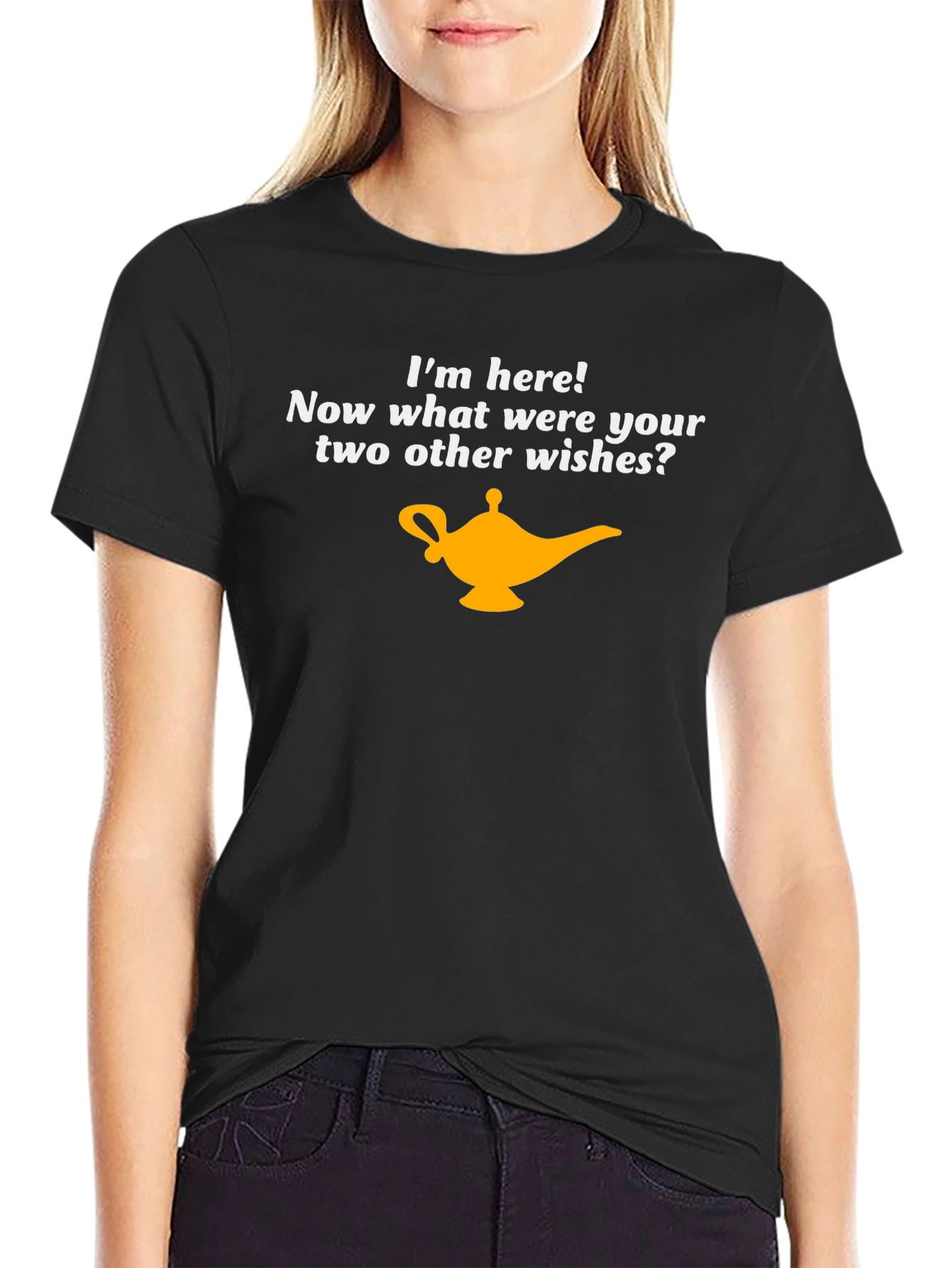 Genie Lamp Wish T-Shirt - Im Here!