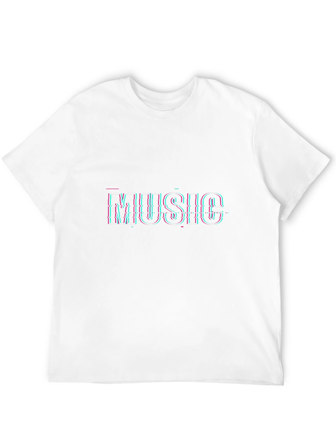 Glitch Music Graphic Tee - Cool Style