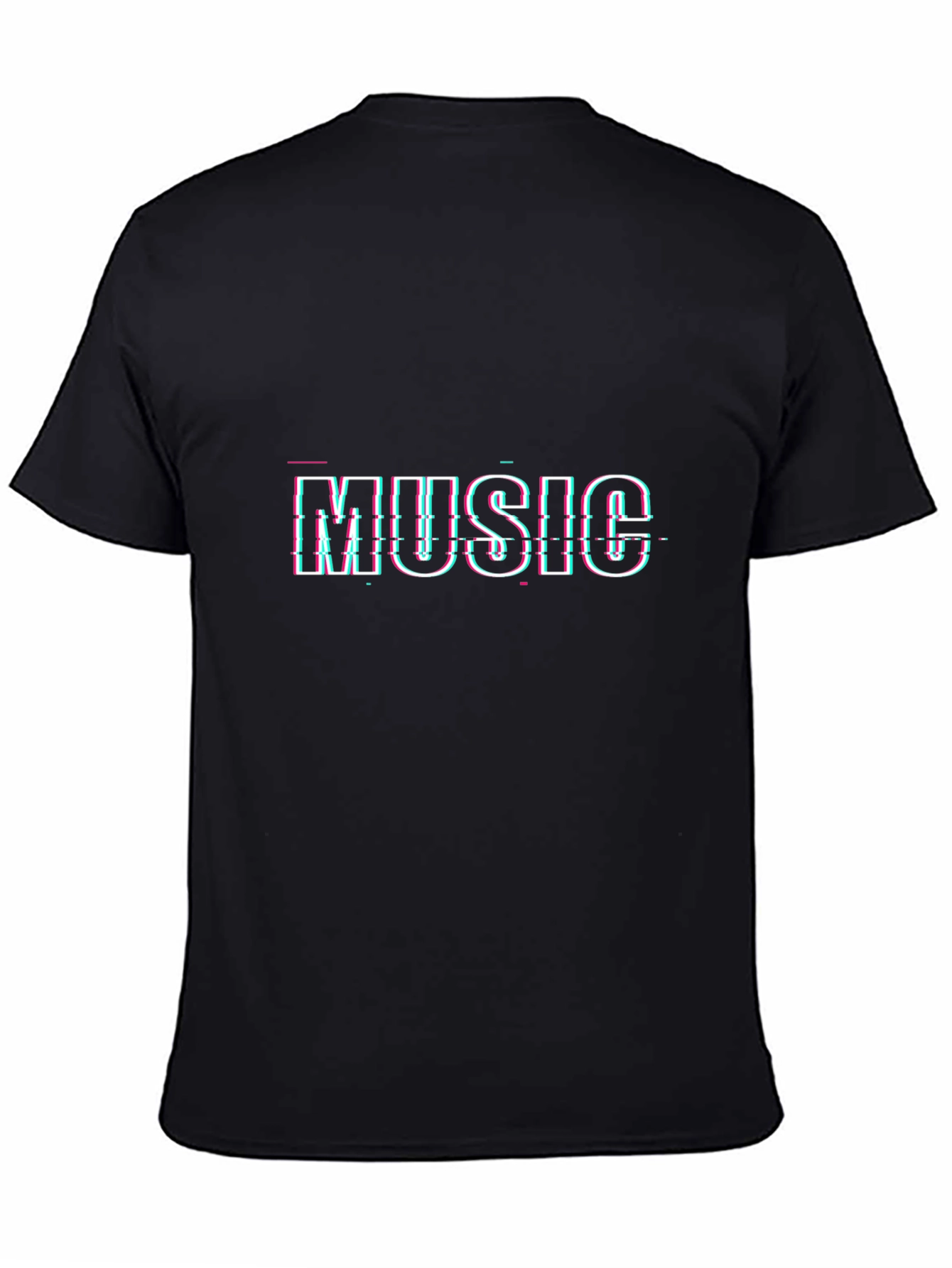 Glitch Music Graphic Tee - Cool Style