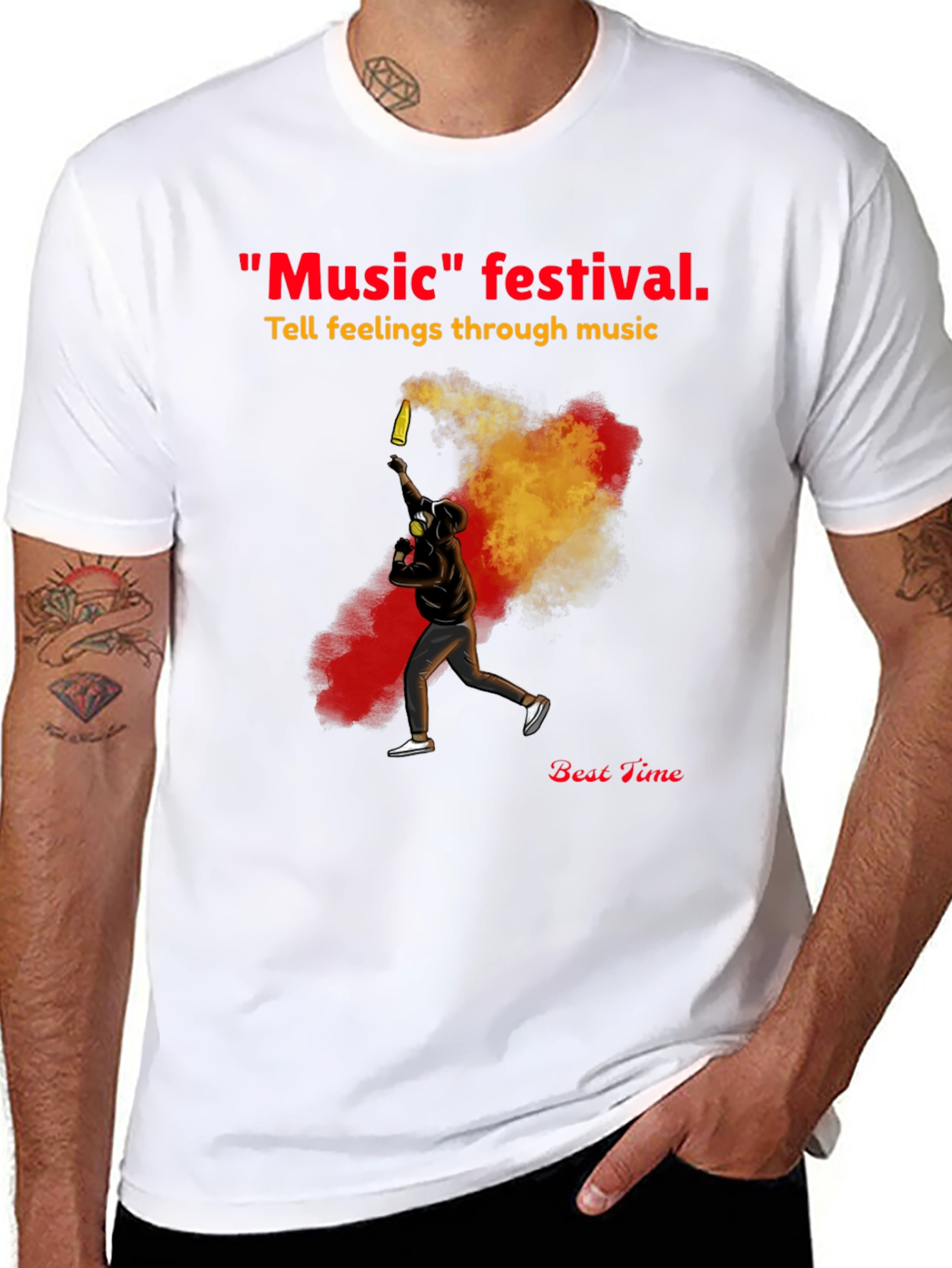 Music Festival Graphic T-Shirt