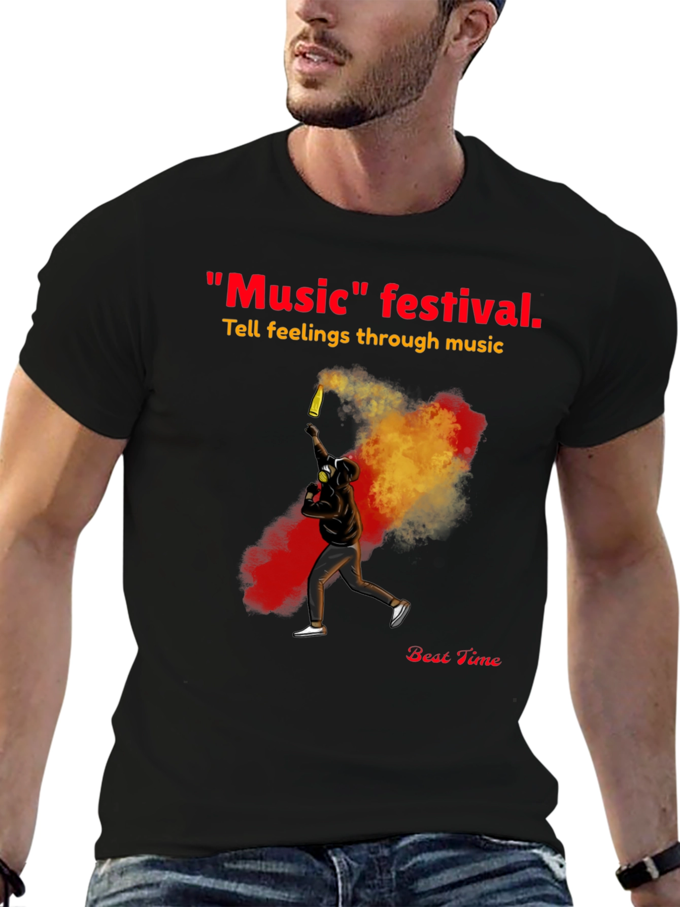 Music Festival Graphic T-Shirt