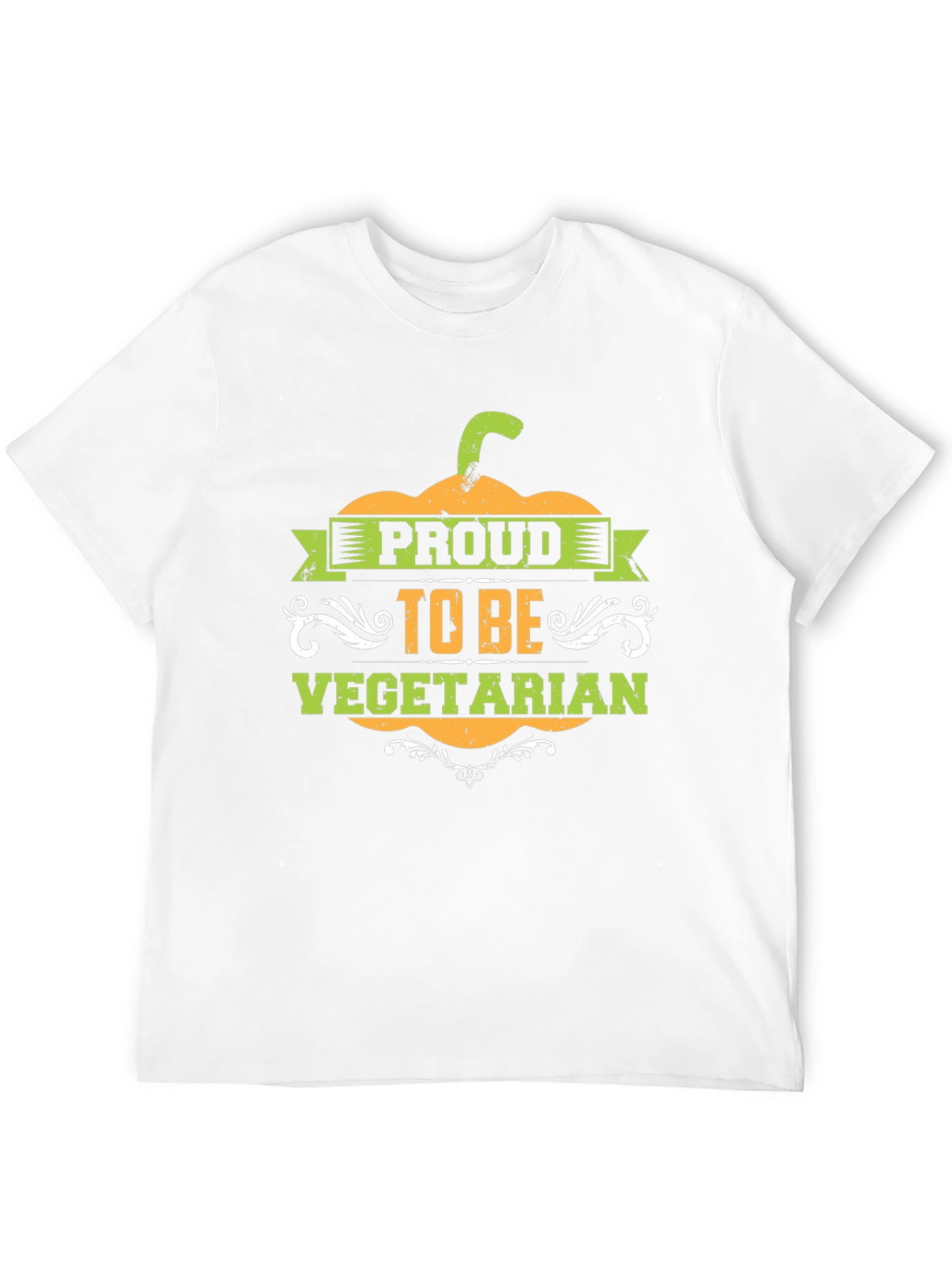 Proud Vegetarian Graphic Tee - Black