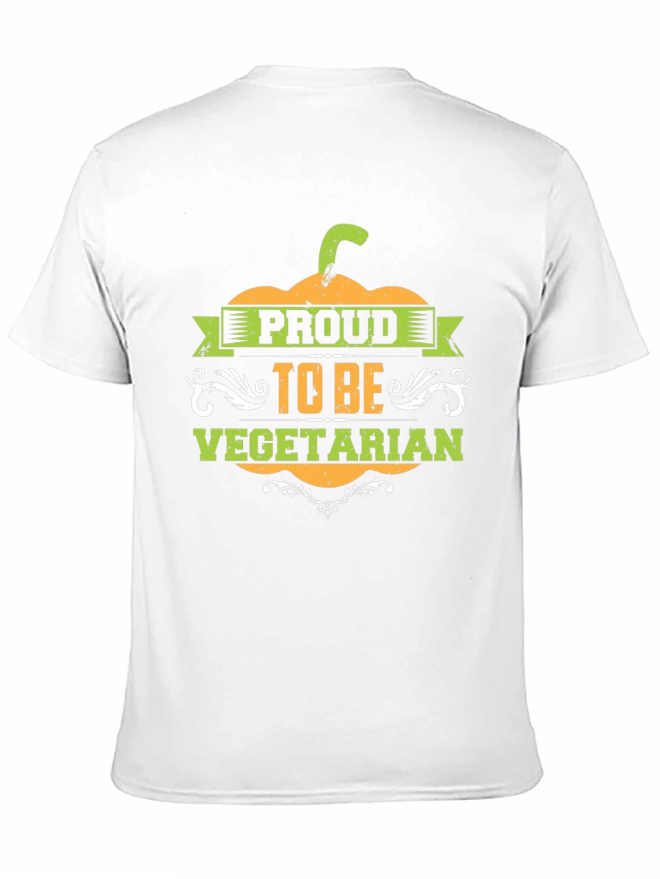 Proud Vegetarian Graphic Tee - Black