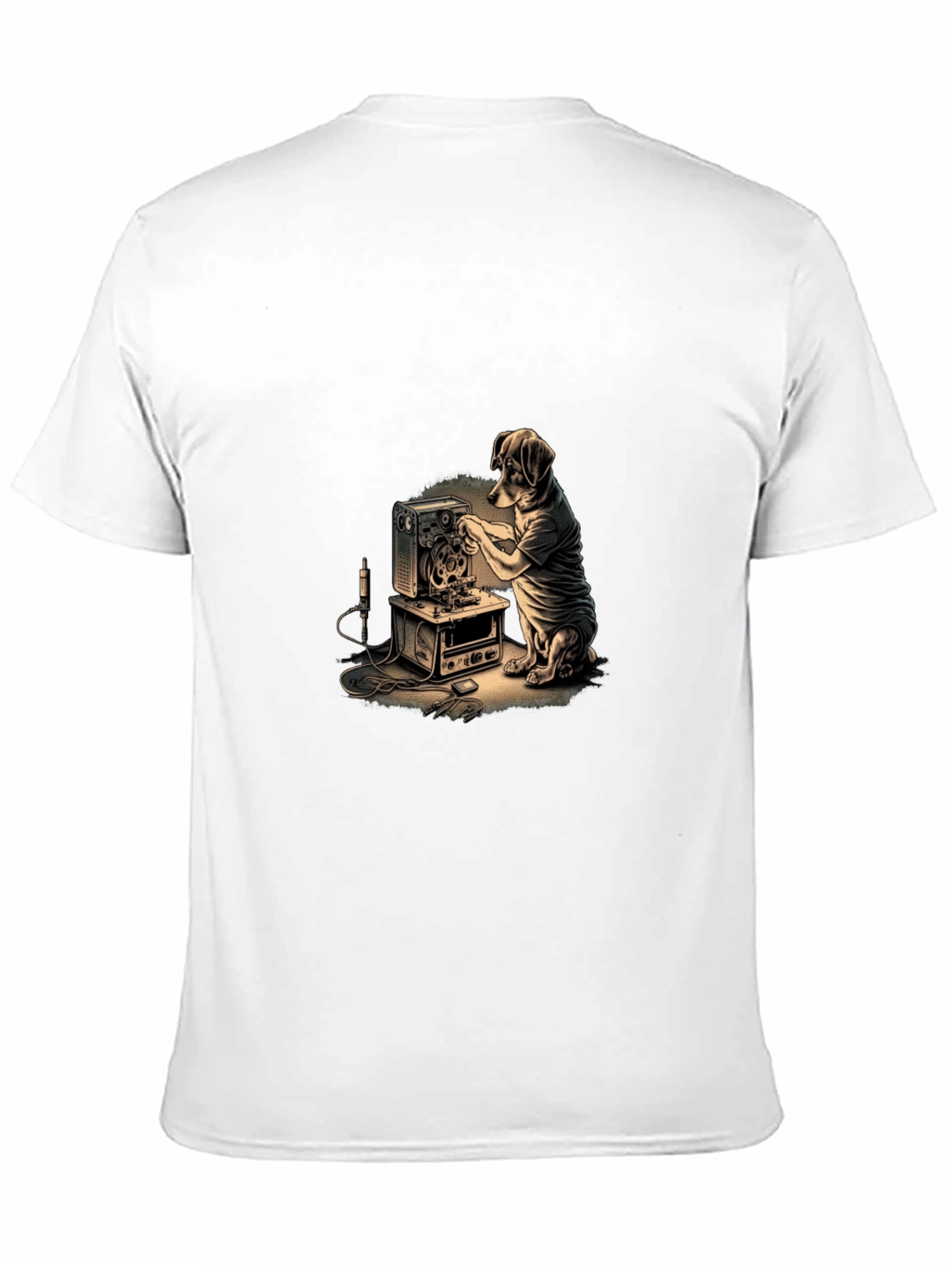 Dog Repairing Machine Graphic Tee