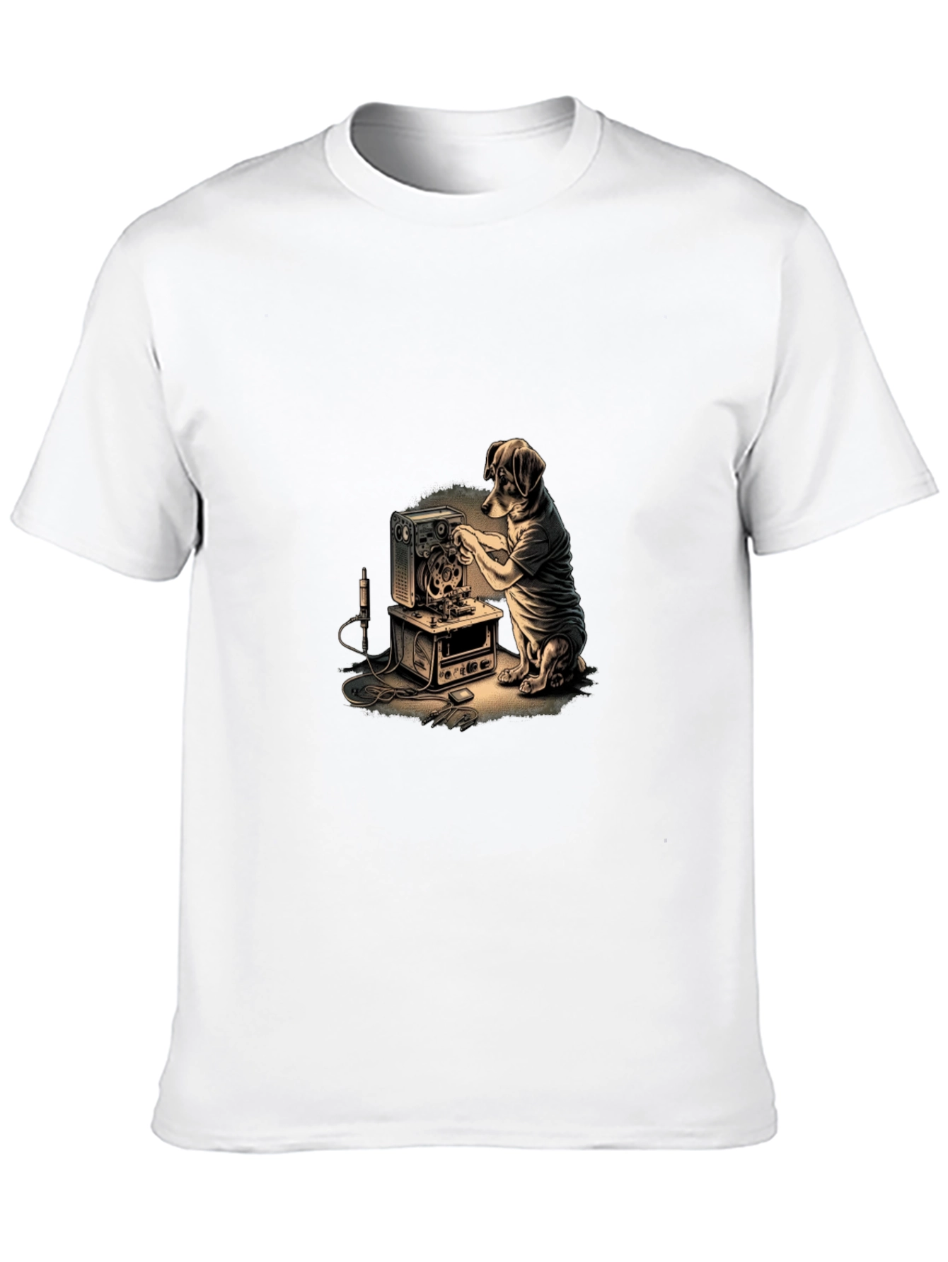 Dog Repairing Machine Graphic Tee