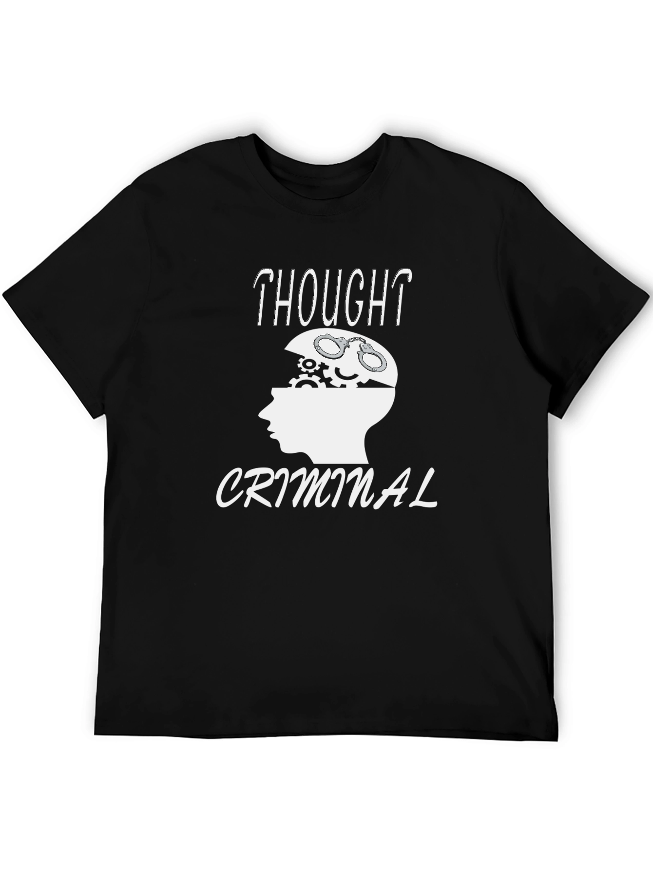 Thought Criminal T-Shirt - Unique Graphic Tee