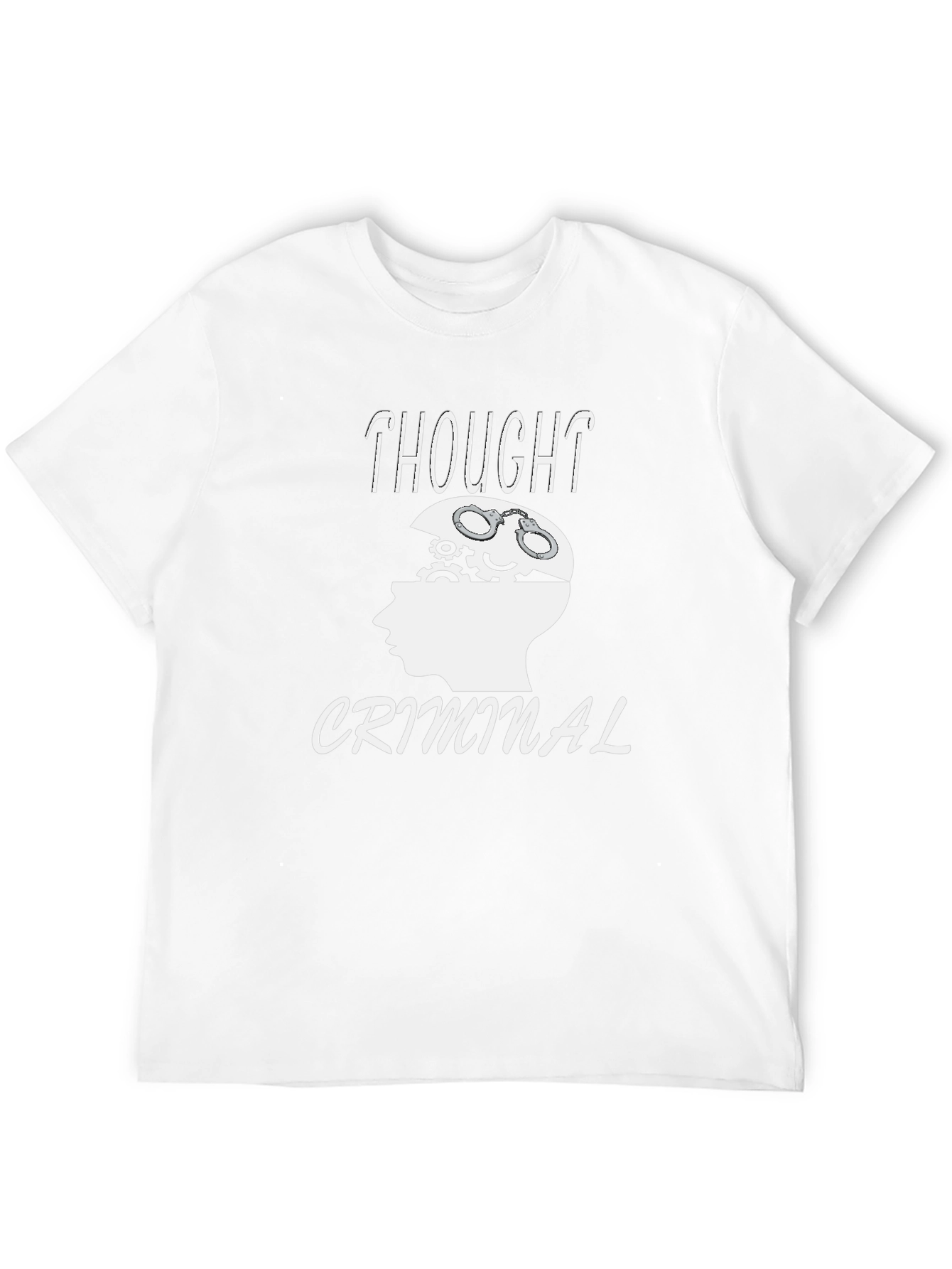 Thought Criminal T-Shirt - Unique Graphic Tee