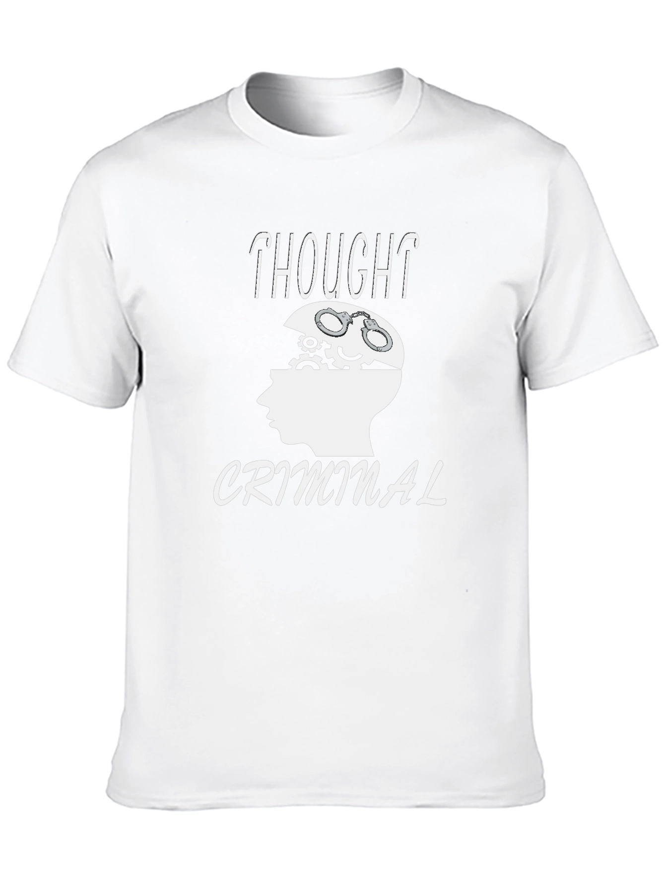 Thought Criminal T-Shirt - Unique Graphic Tee