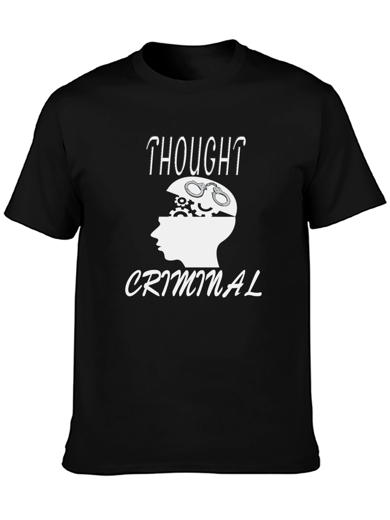 Thought Criminal T-Shirt - Unique Graphic Tee