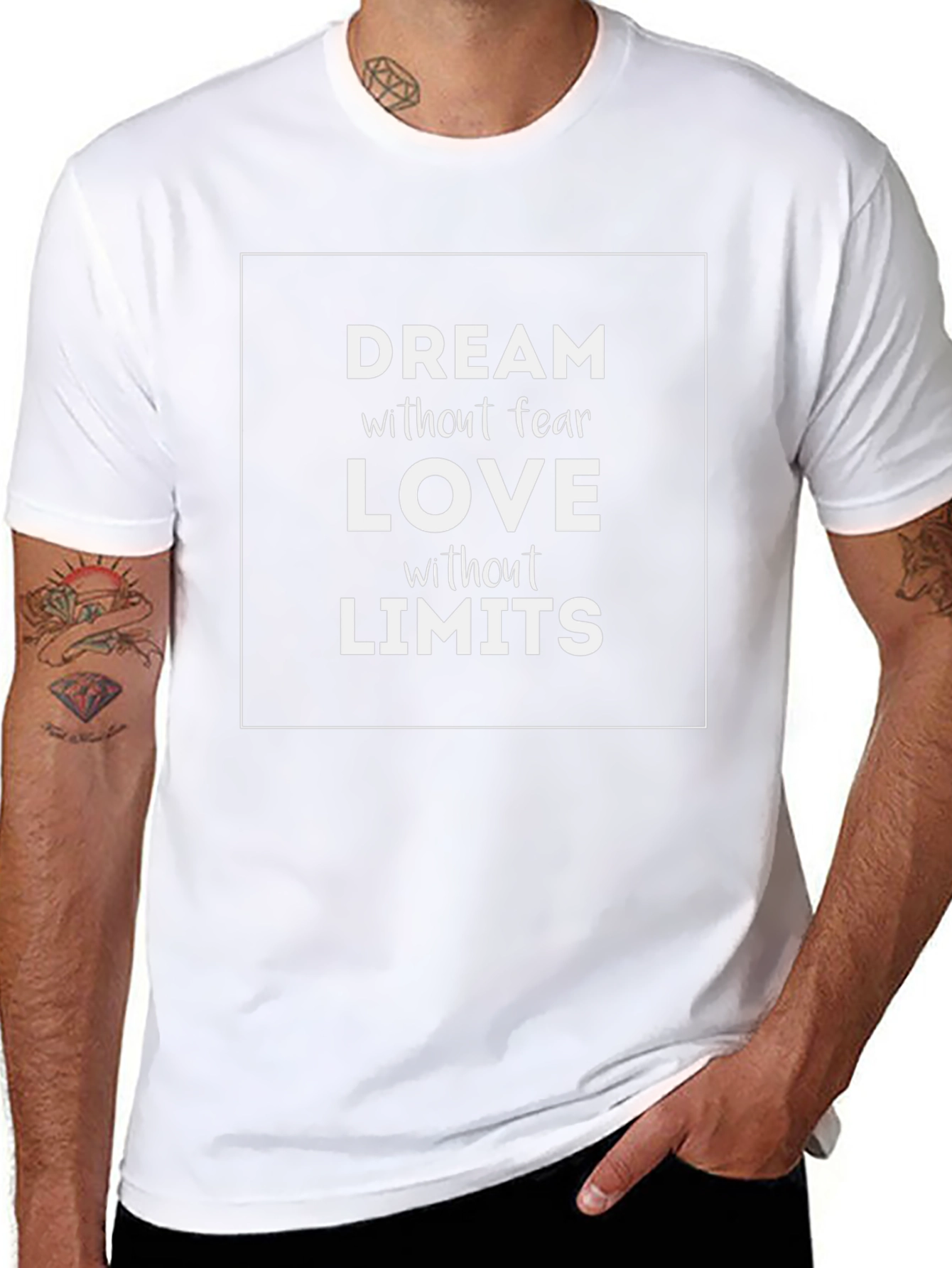 Dream Love Limits Graphic Tee - Black